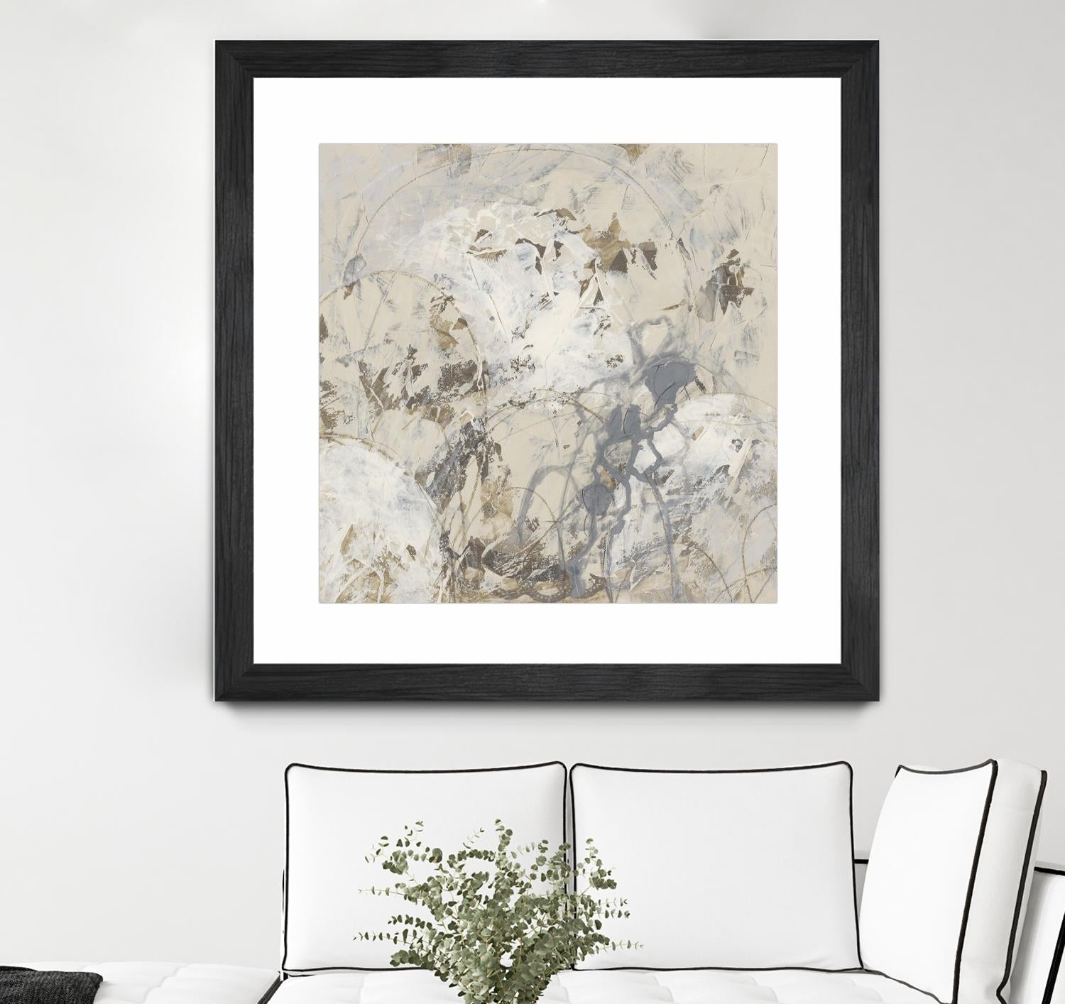 Impasto Gesture I by June Erica Vess on GIANT ART - brown abstract