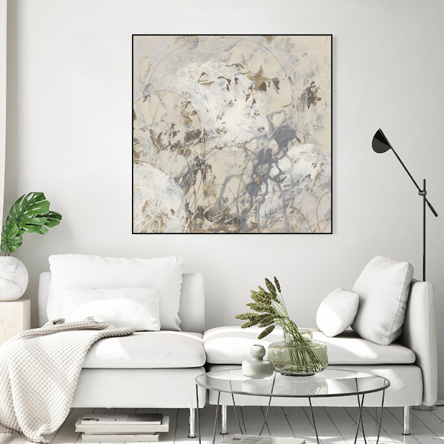 Impasto Gesture I by June Erica Vess on GIANT ART - brown abstract