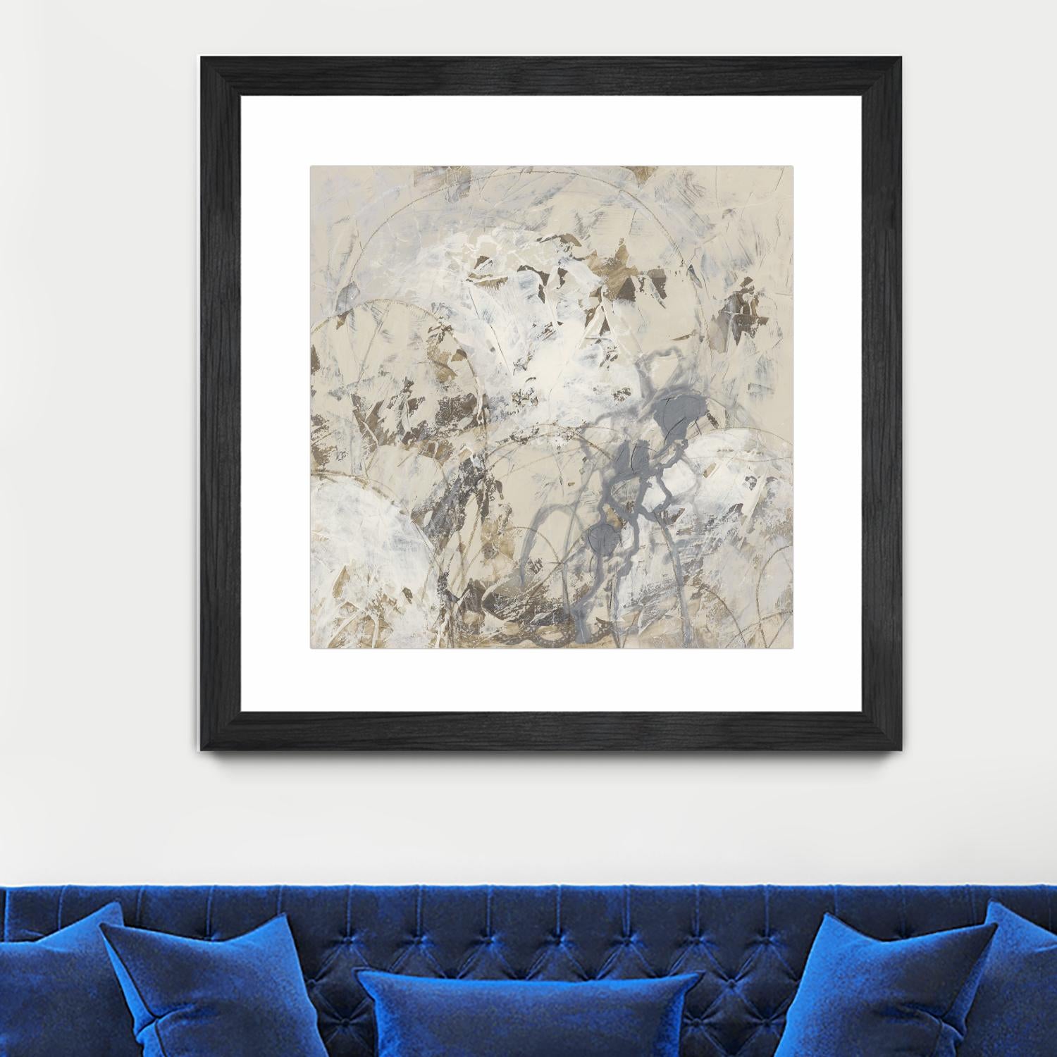 Impasto Gesture I by June Erica Vess on GIANT ART - brown abstract