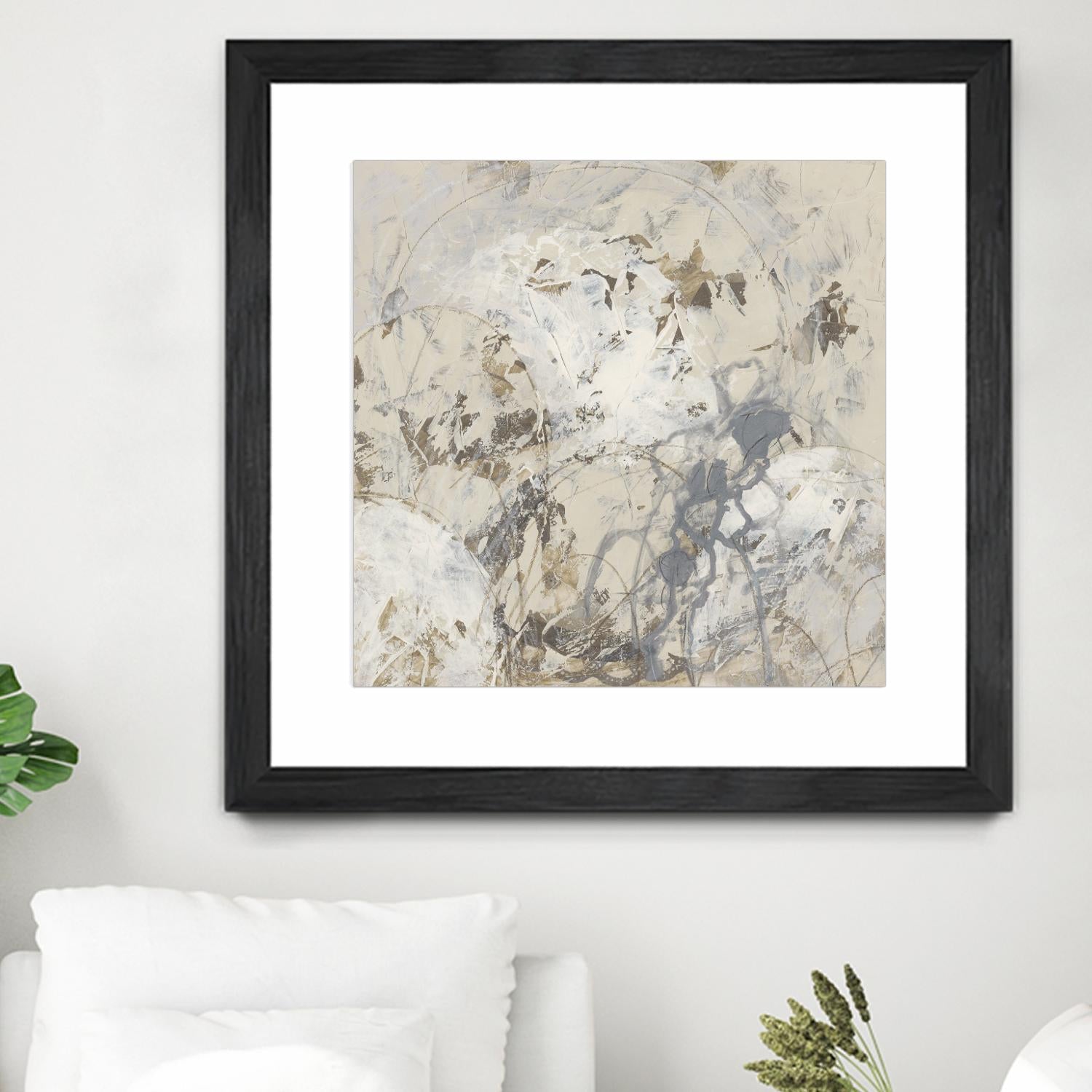 Impasto Gesture I by June Erica Vess on GIANT ART - brown abstract