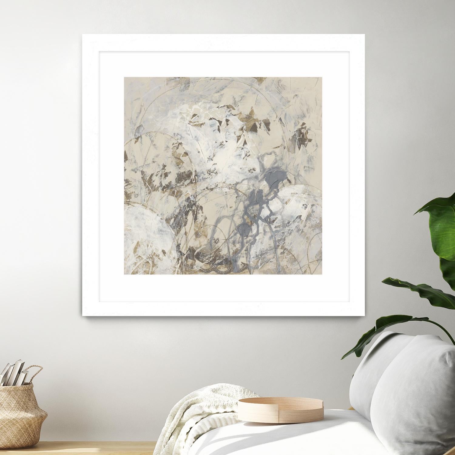 Impasto Gesture I by June Erica Vess on GIANT ART - brown abstract