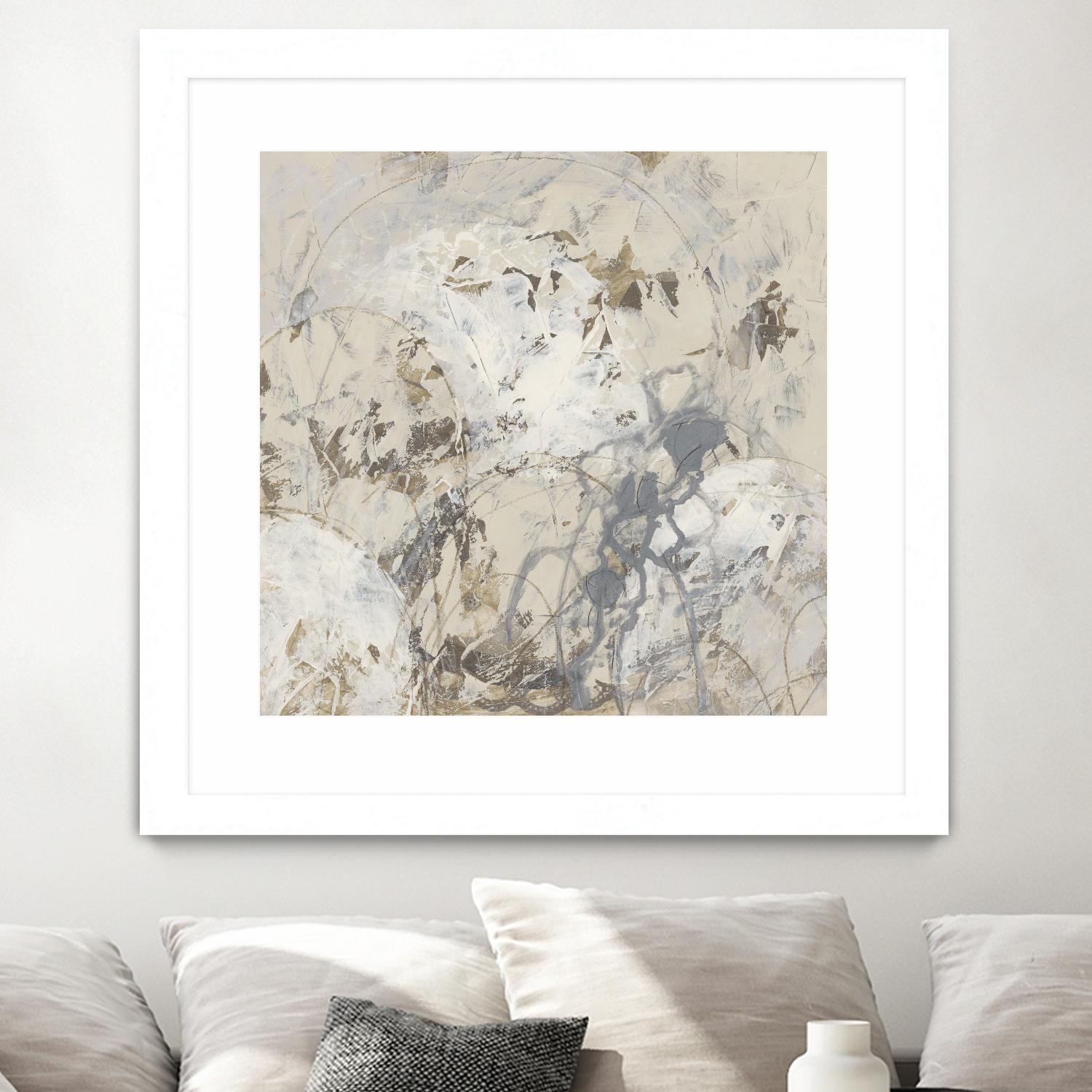 Impasto Gesture I by June Erica Vess on GIANT ART - brown abstract