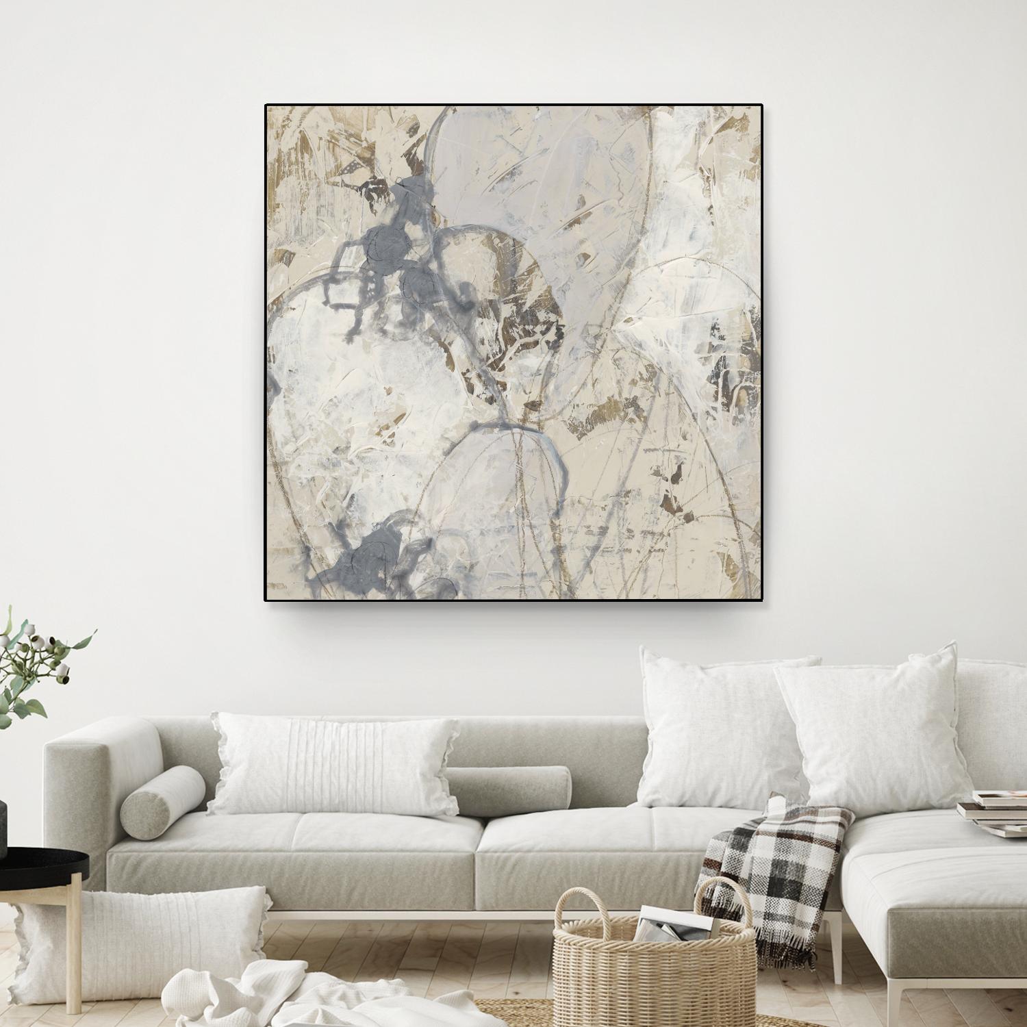 Impasto Gesture II by June Erica Vess on GIANT ART - brown abstract