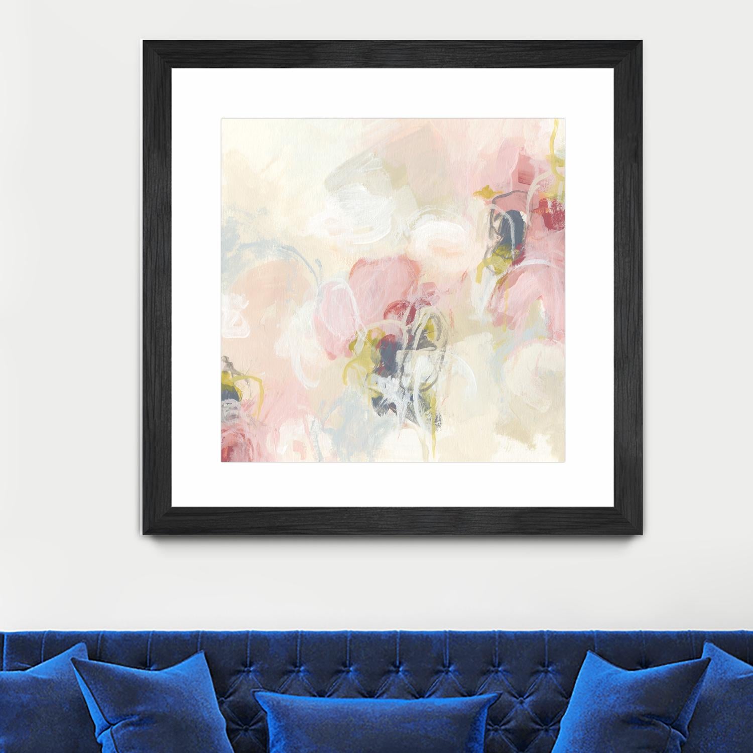 Cherry Blossom II by June Erica Vess on GIANT ART - pink abstract