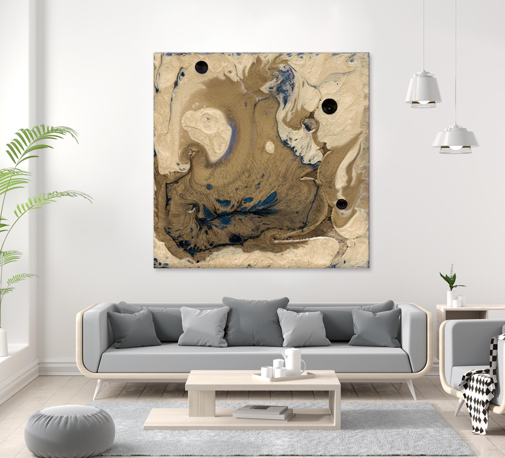 Mojave I by Alicia Ludwig on GIANT ART - brown abstract