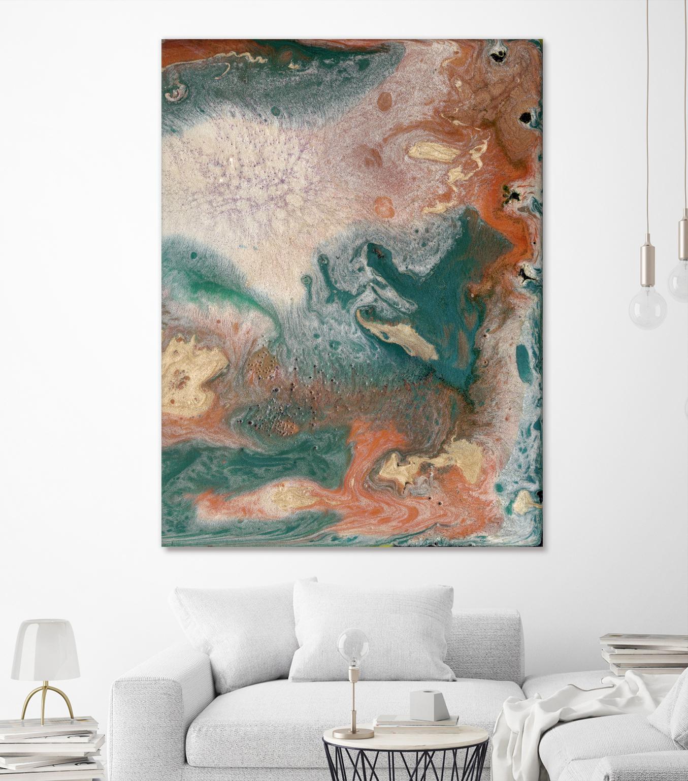 Coralline II by Alicia Ludwig on GIANT ART - red abstract