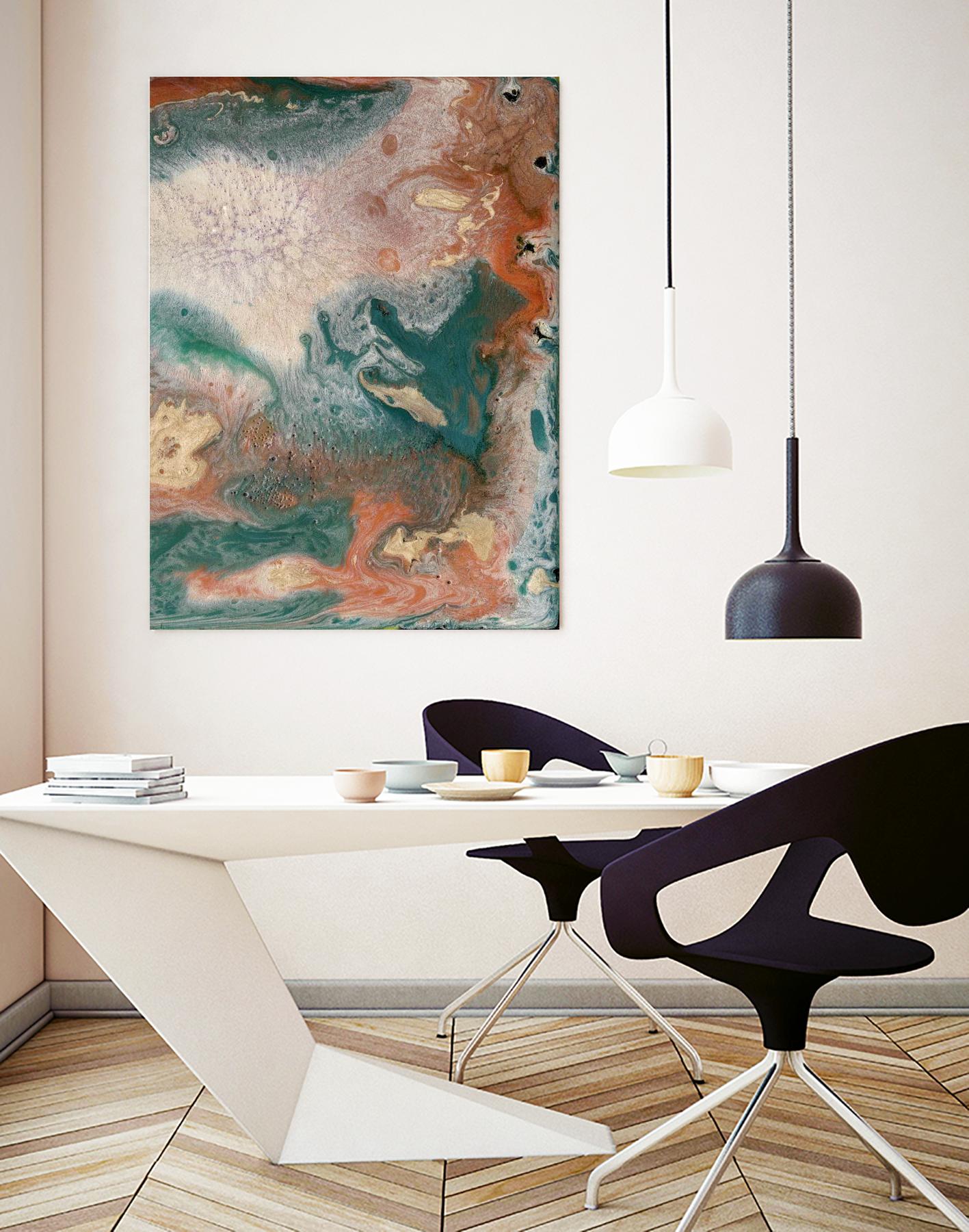 Coralline II by Alicia Ludwig on GIANT ART - red abstract