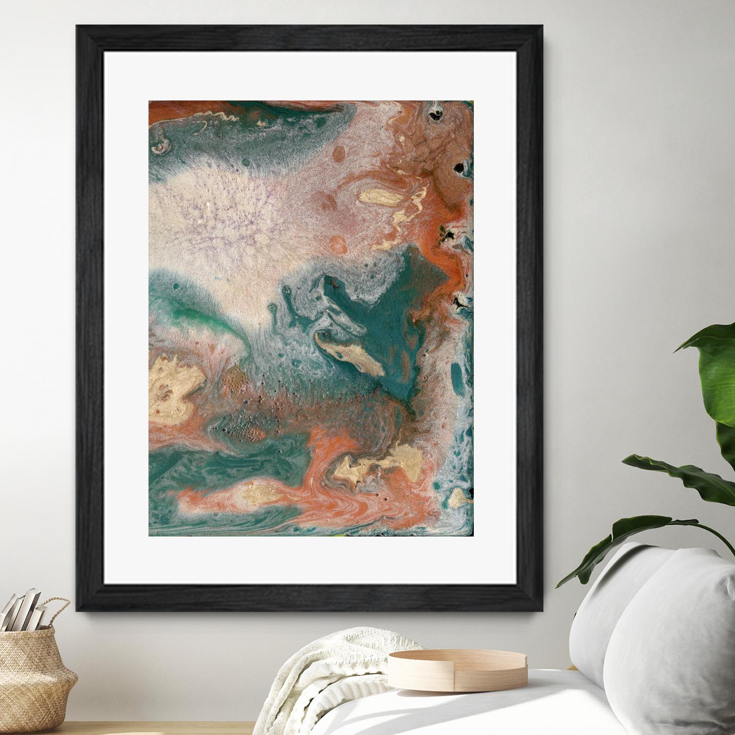 Coralline II by Alicia Ludwig on GIANT ART - red abstract