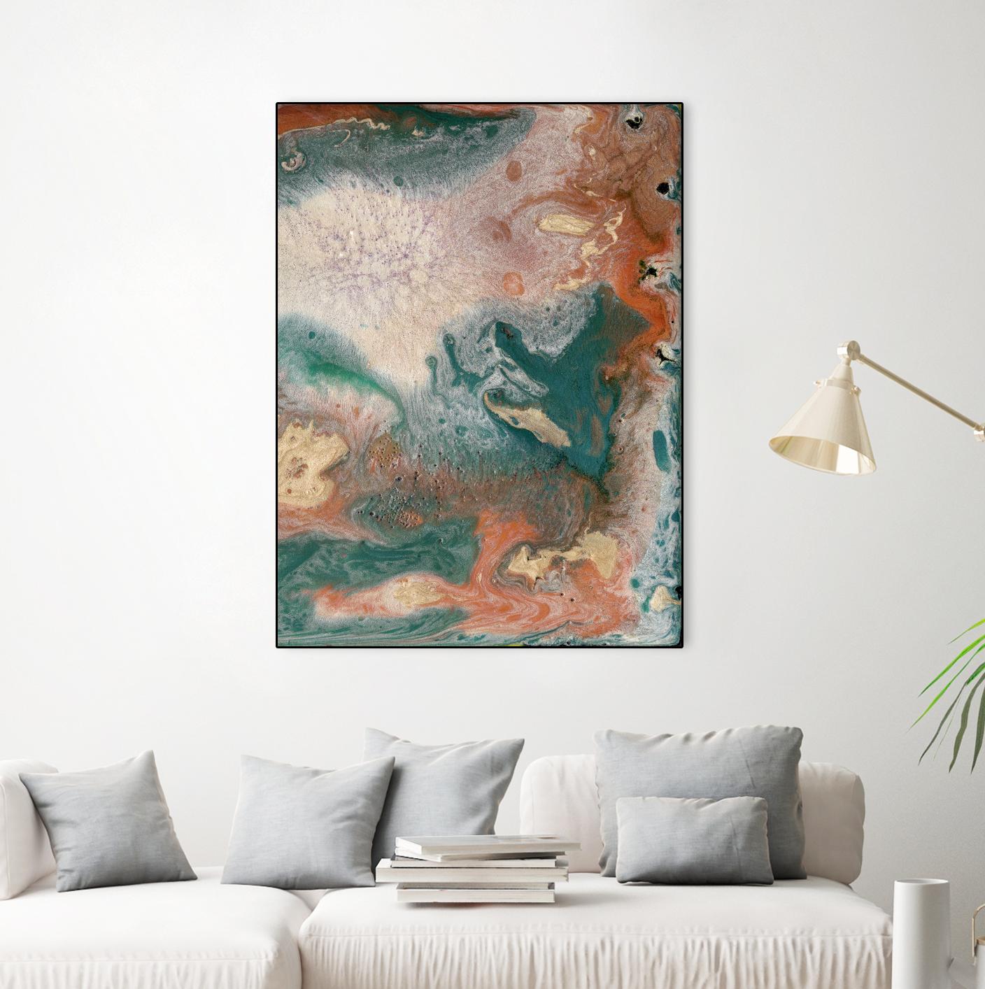 Coralline II by Alicia Ludwig on GIANT ART - red abstract