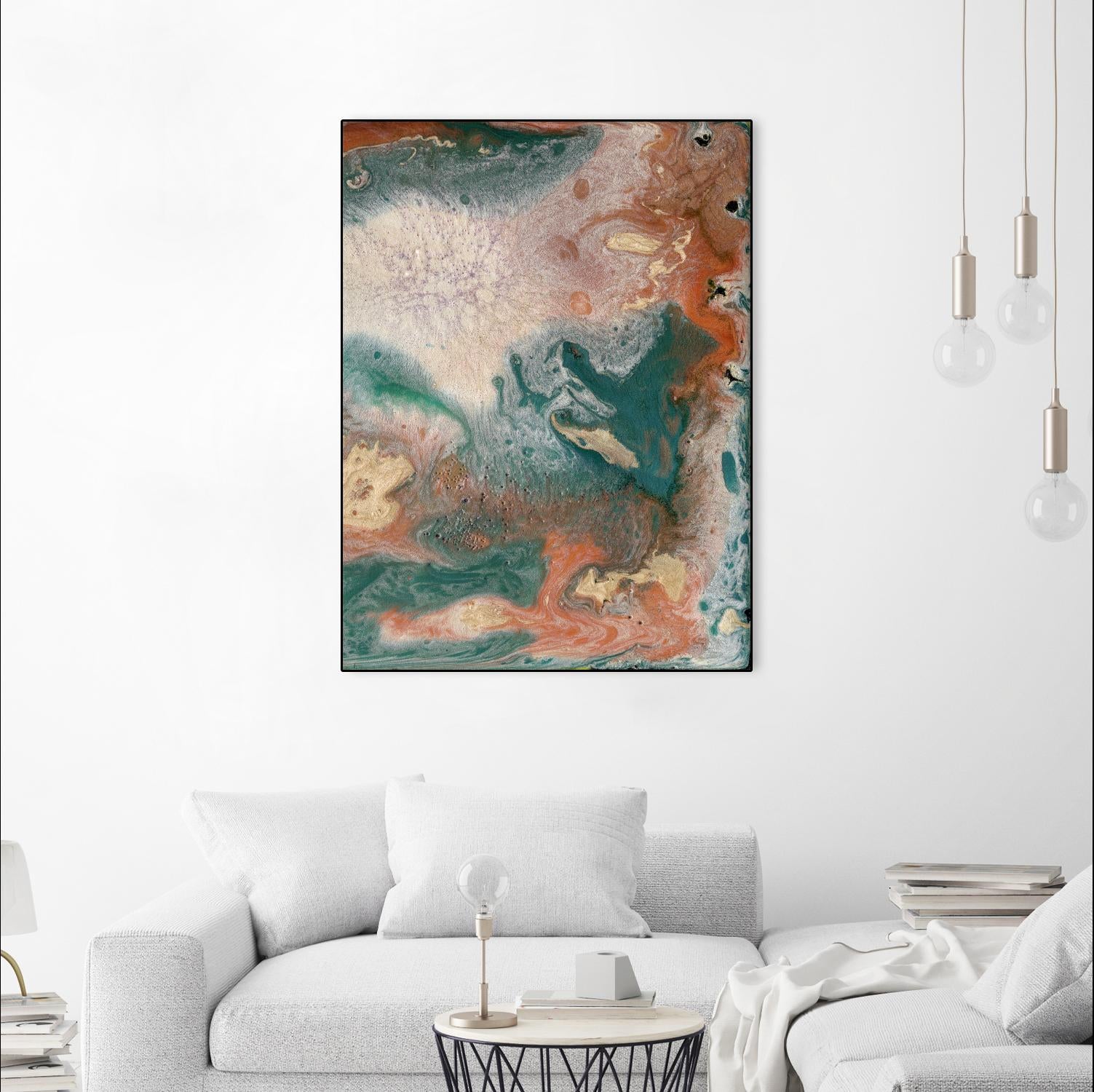 Coralline II by Alicia Ludwig on GIANT ART - red abstract