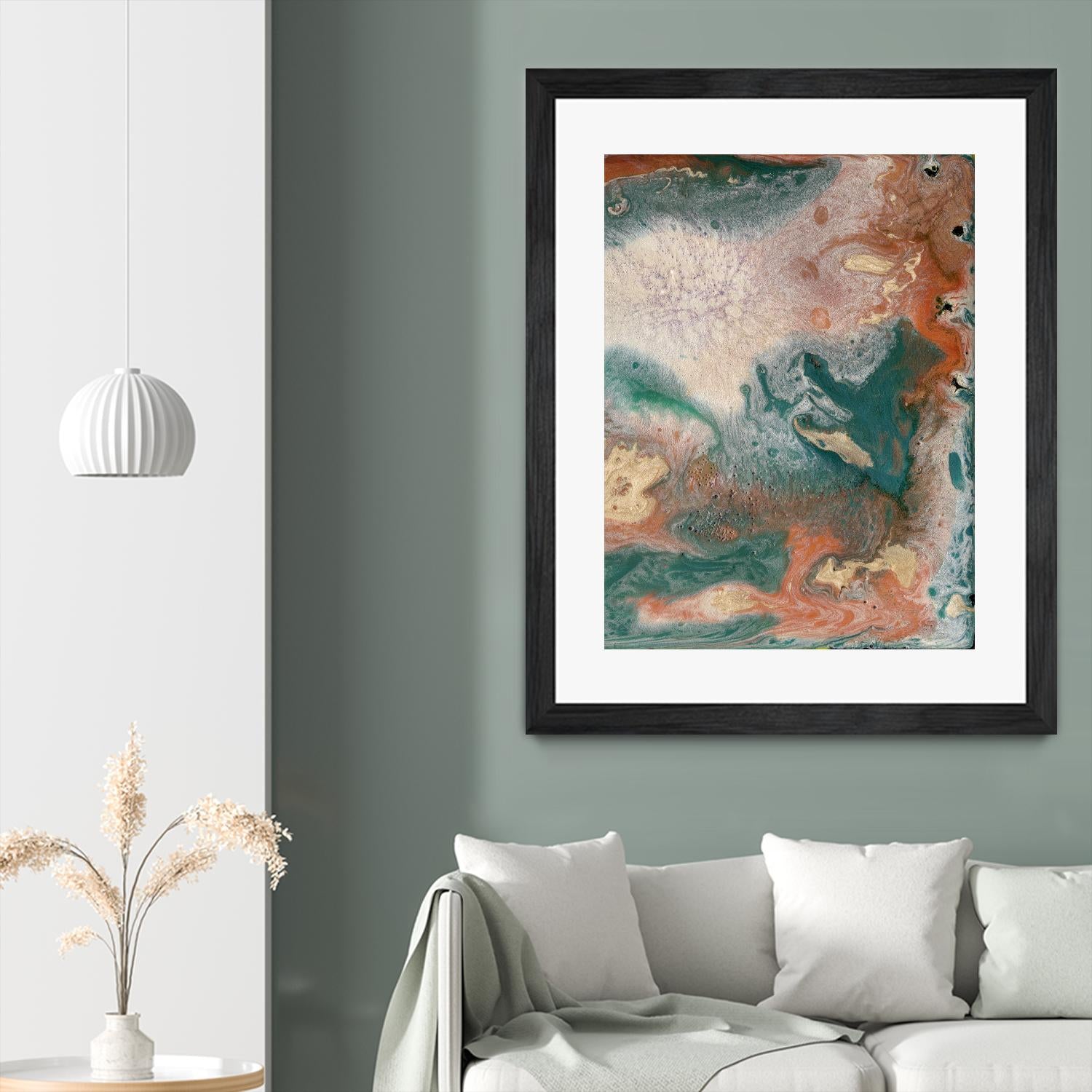 Coralline II by Alicia Ludwig on GIANT ART - red abstract