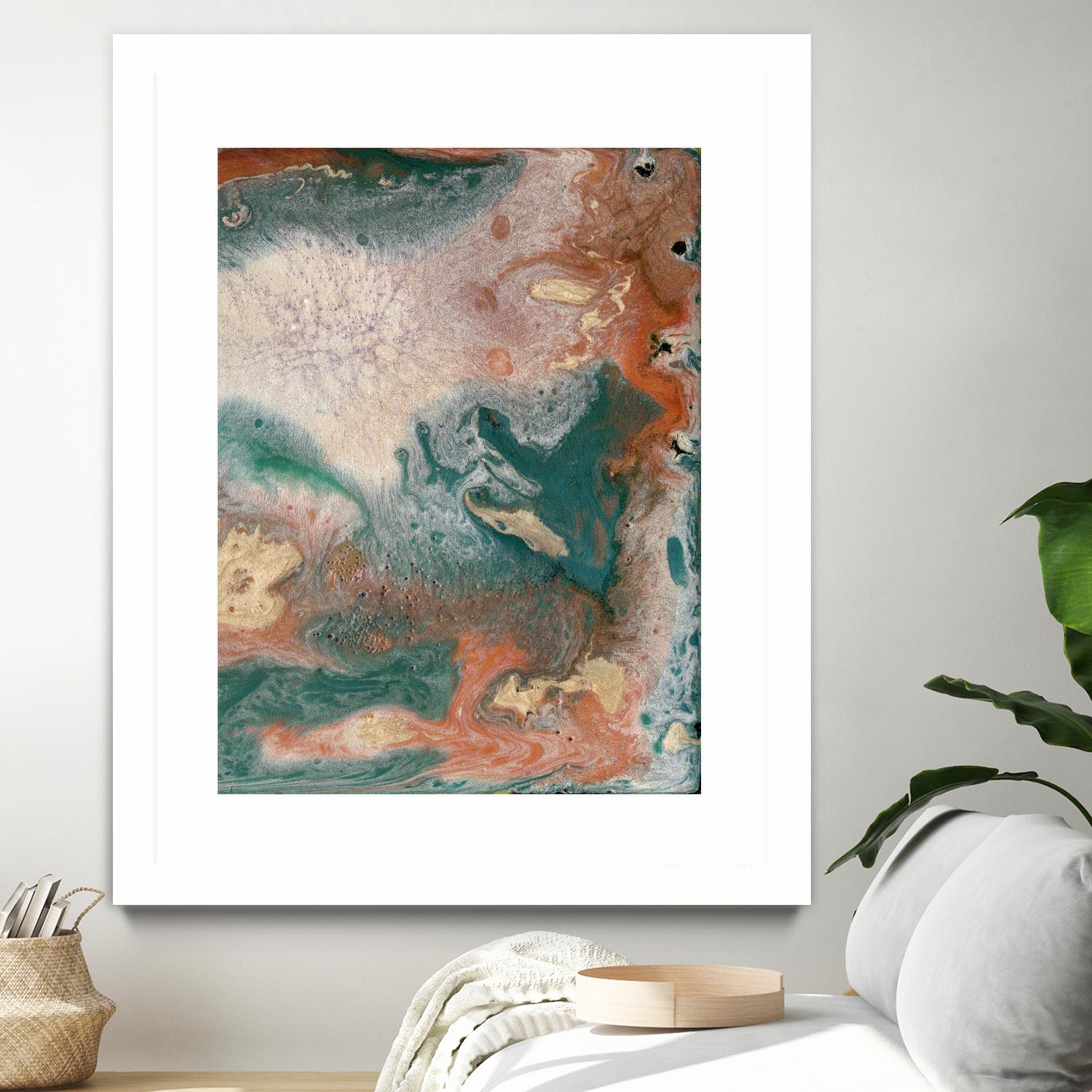 Coralline II by Alicia Ludwig on GIANT ART - red abstract