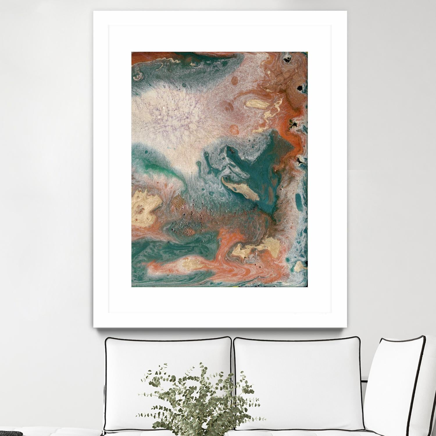 Coralline II by Alicia Ludwig on GIANT ART - red abstract