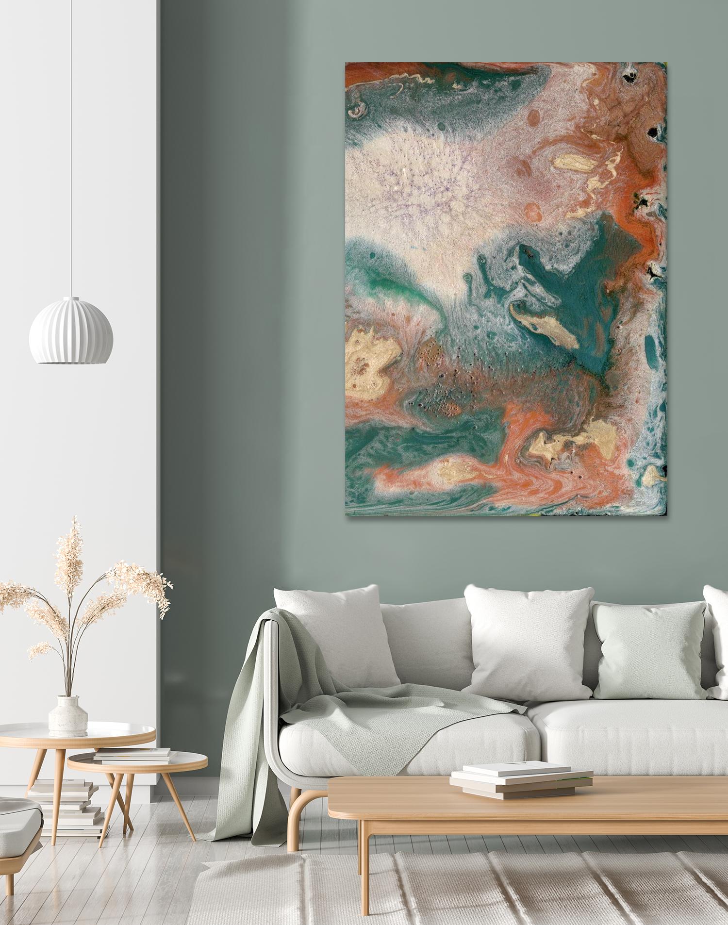 Coralline II by Alicia Ludwig on GIANT ART - red abstract