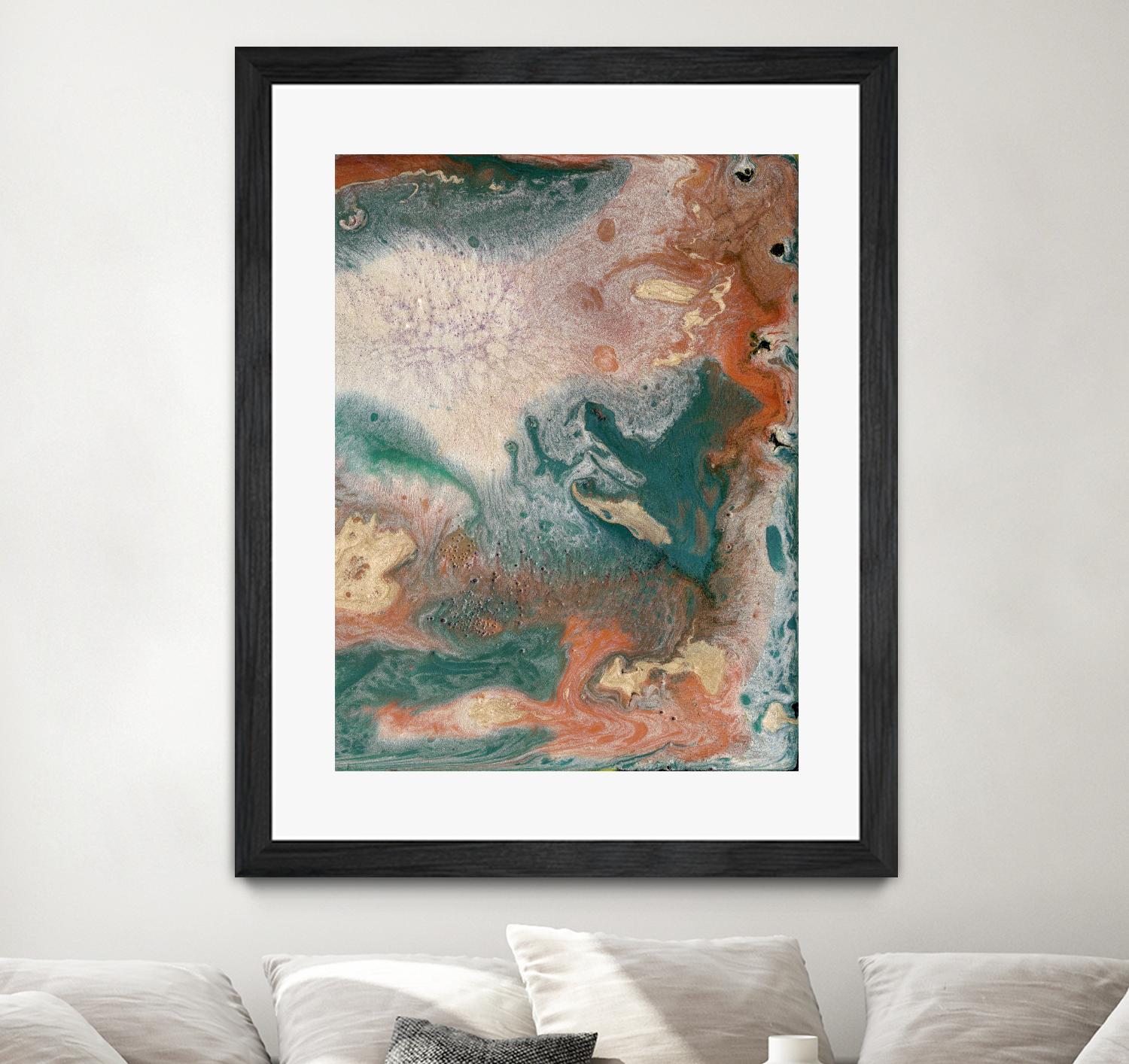 Coralline II by Alicia Ludwig on GIANT ART - red abstract