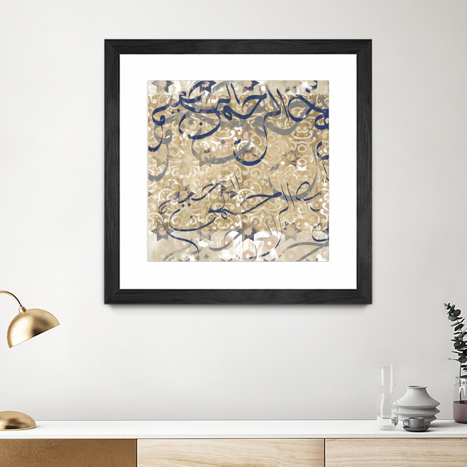 Arabic Abstract I by Jennifer Goldberger on GIANT ART - brown abstract