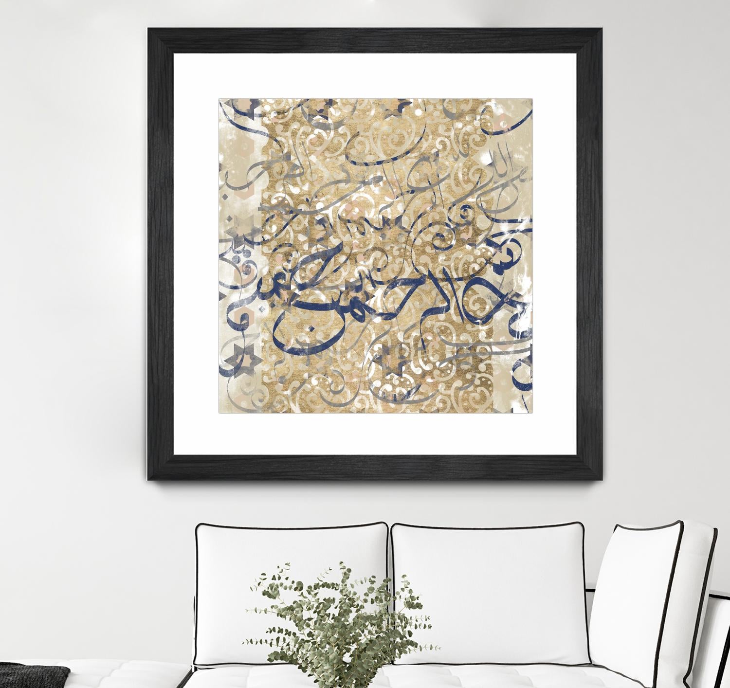 Arabic Abstract II by Jennifer Goldberger on GIANT ART - brown abstract