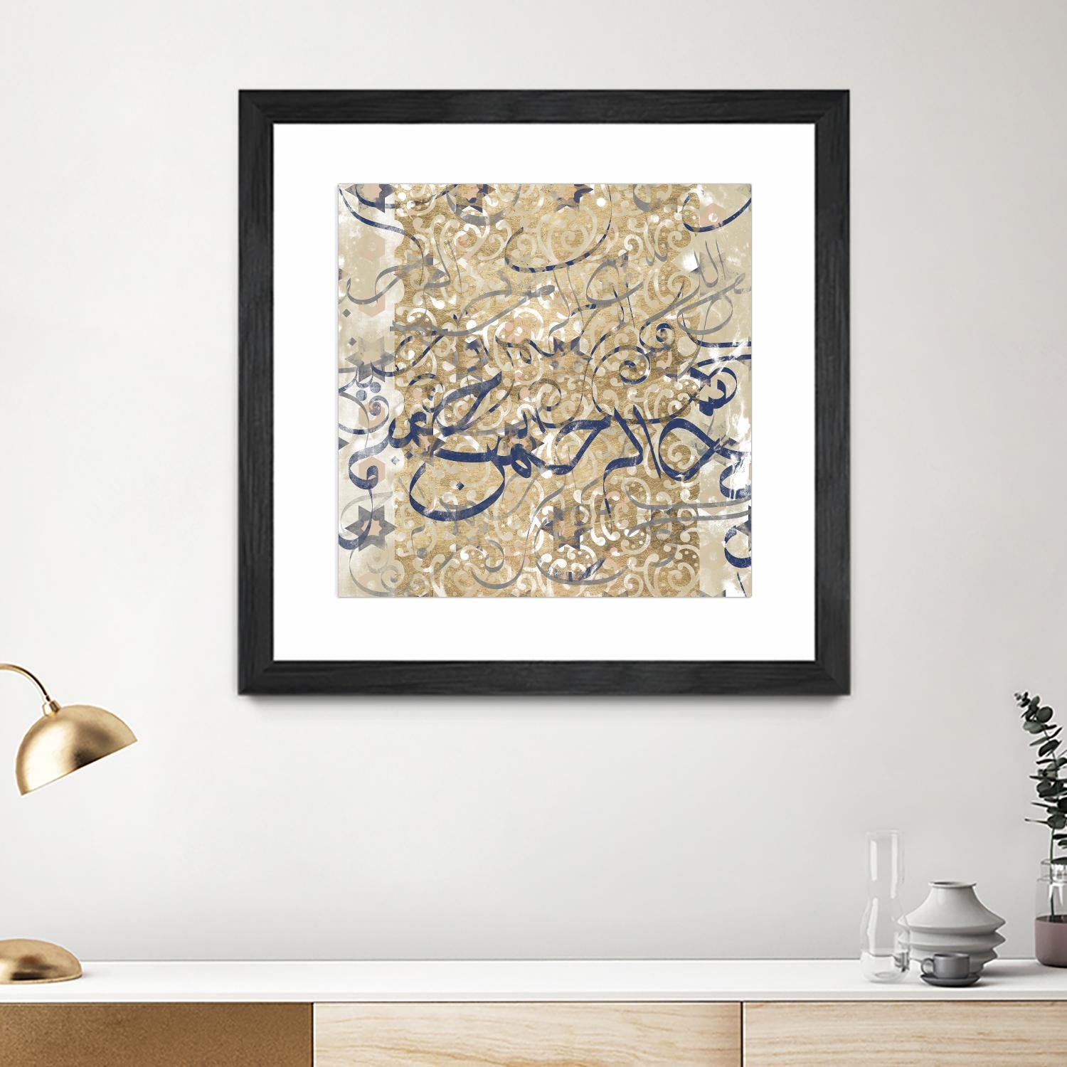 Arabic Abstract II by Jennifer Goldberger on GIANT ART - brown abstract