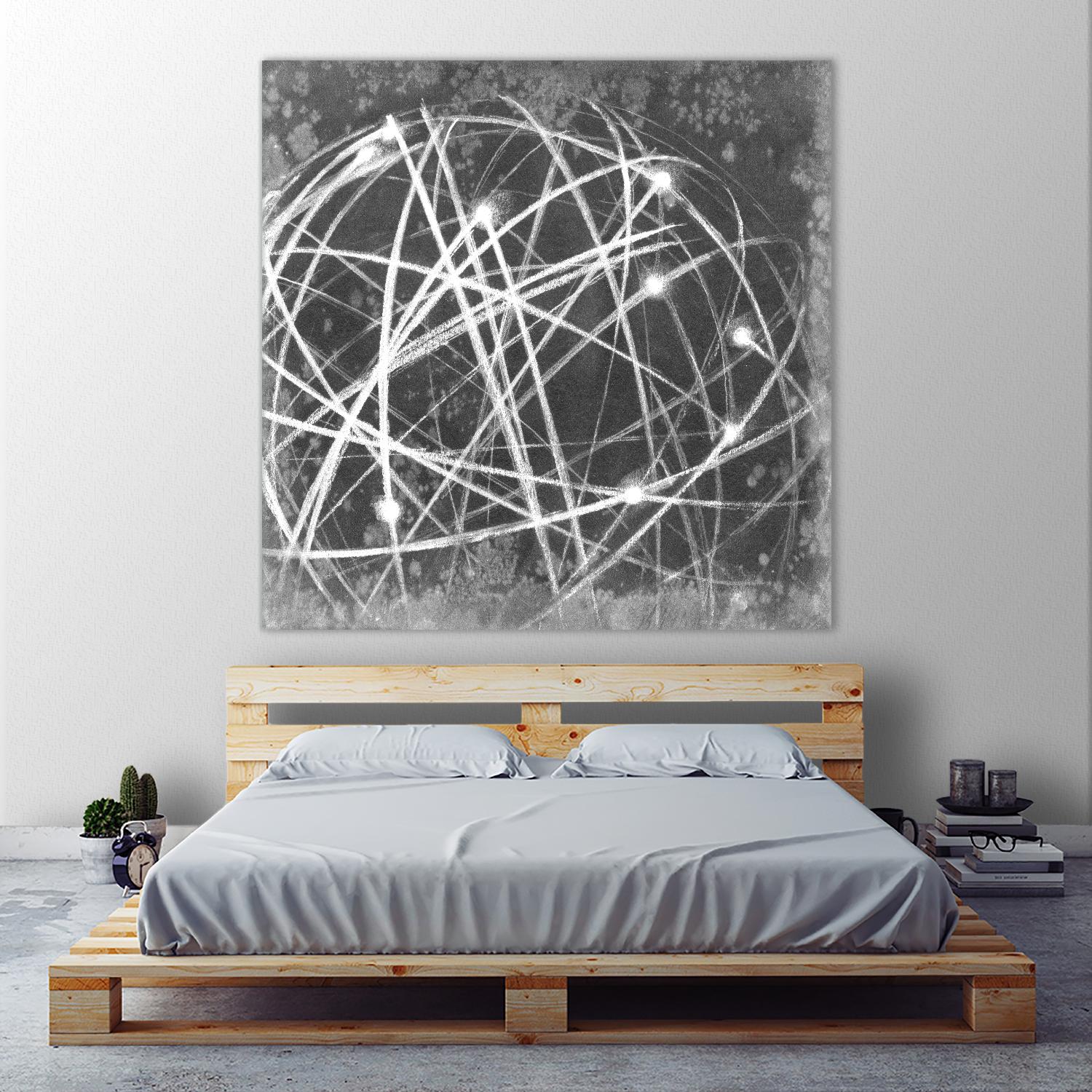 Interstellar I by Ethan Harper on GIANT ART - black abstract