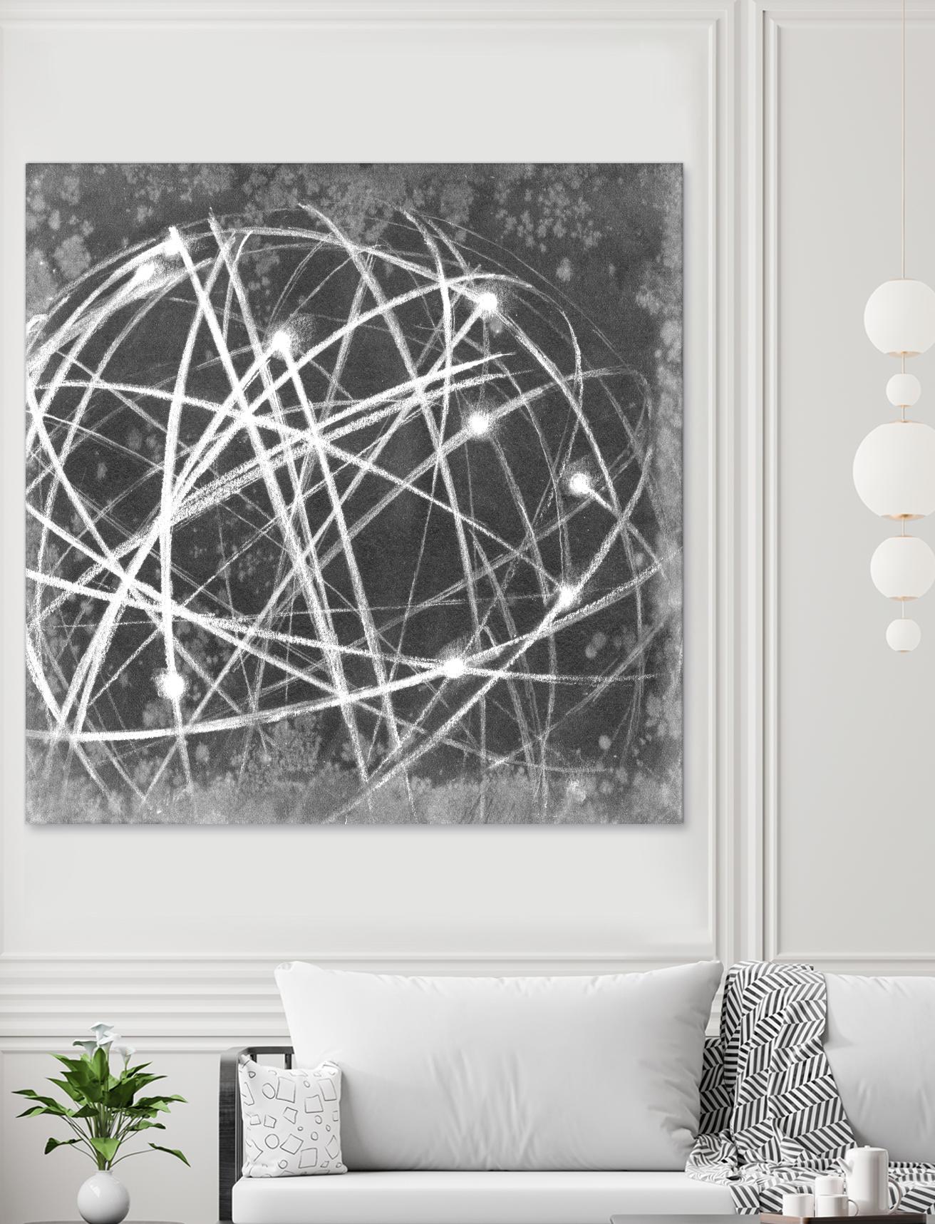 Interstellar I by Ethan Harper on GIANT ART - black abstract