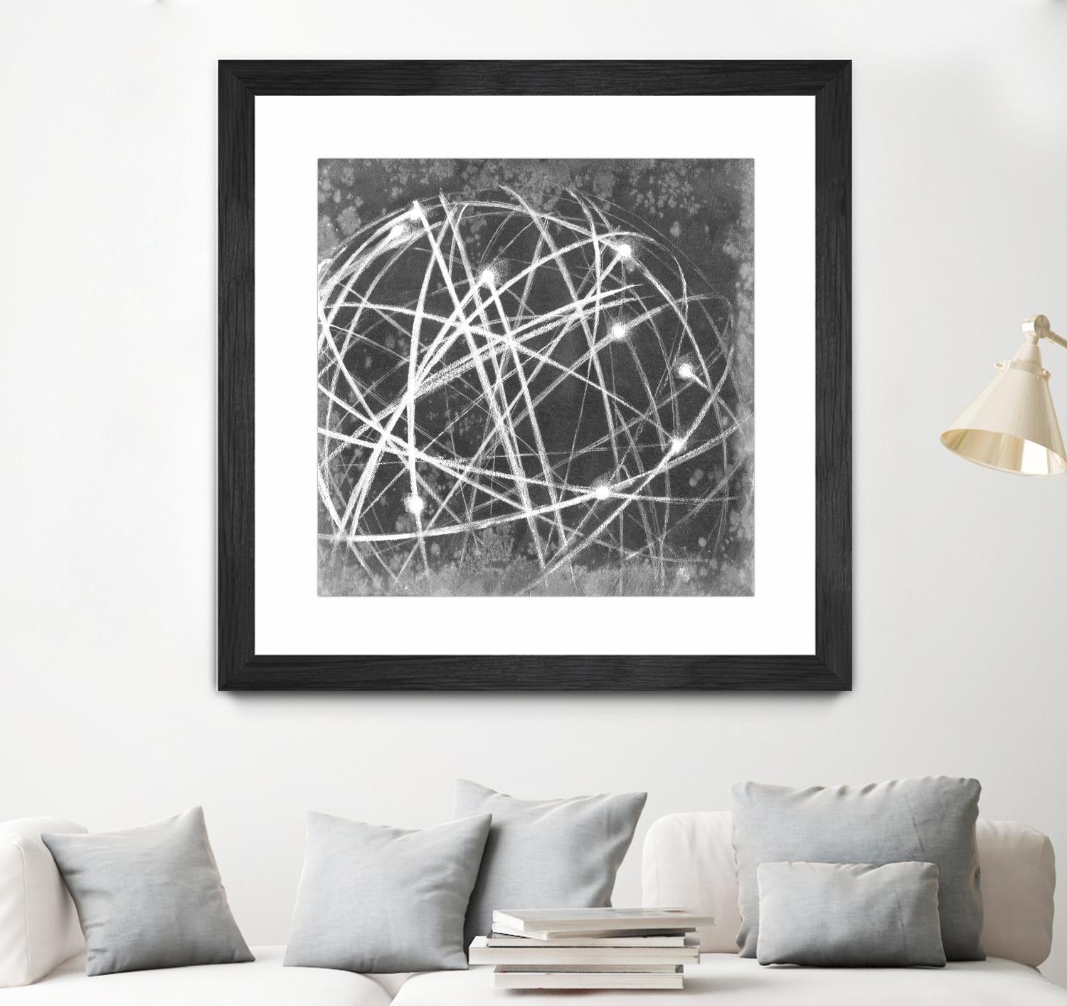 Interstellar I by Ethan Harper on GIANT ART - black abstract