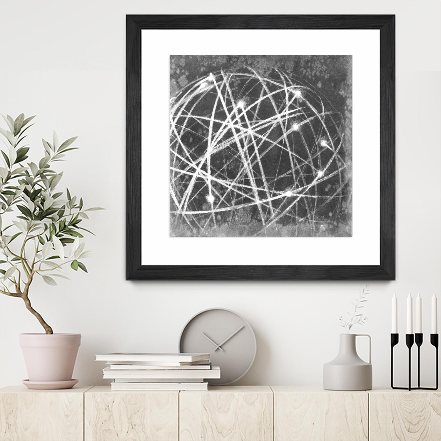 Interstellar I by Ethan Harper on GIANT ART - black abstract