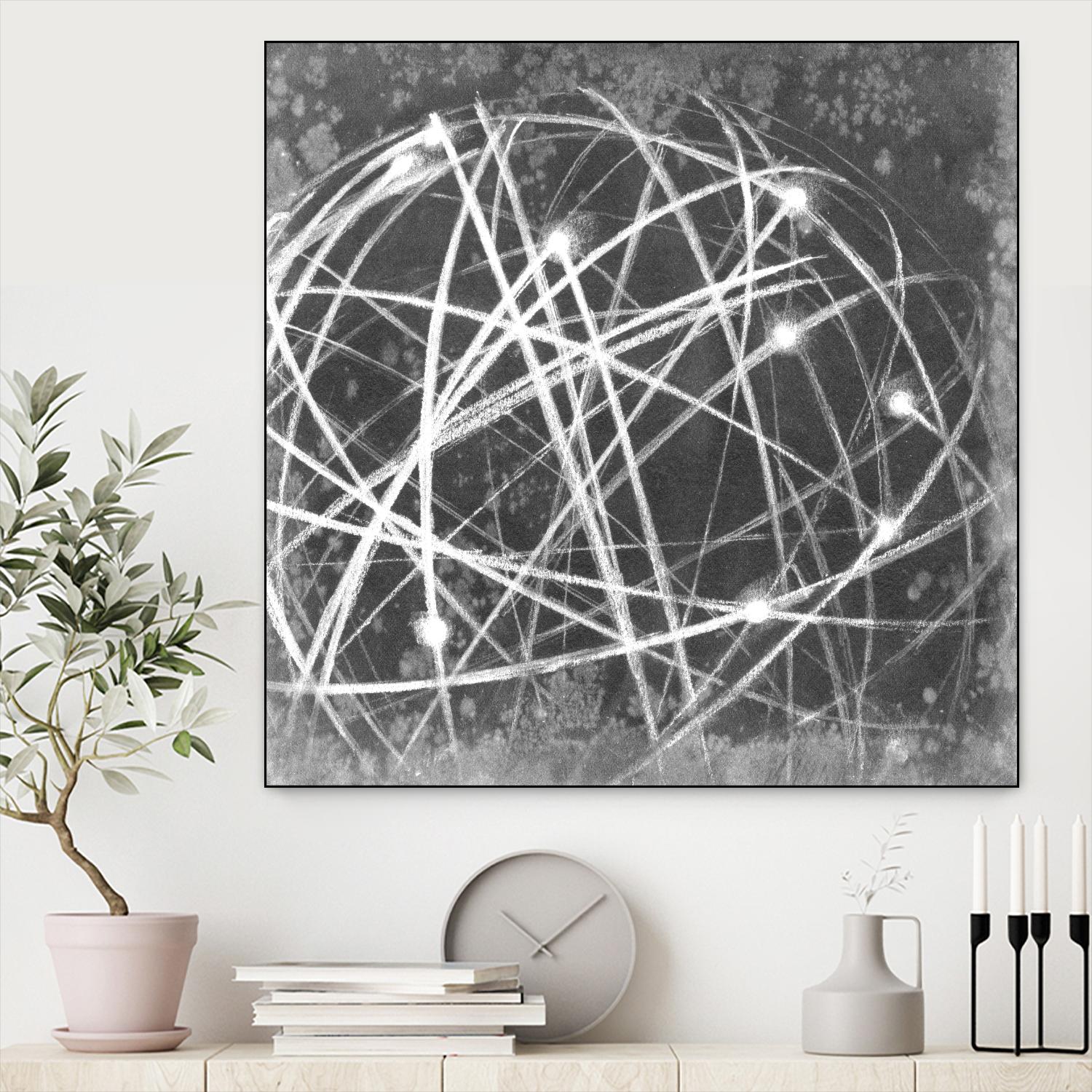 Interstellar I by Ethan Harper on GIANT ART - black abstract