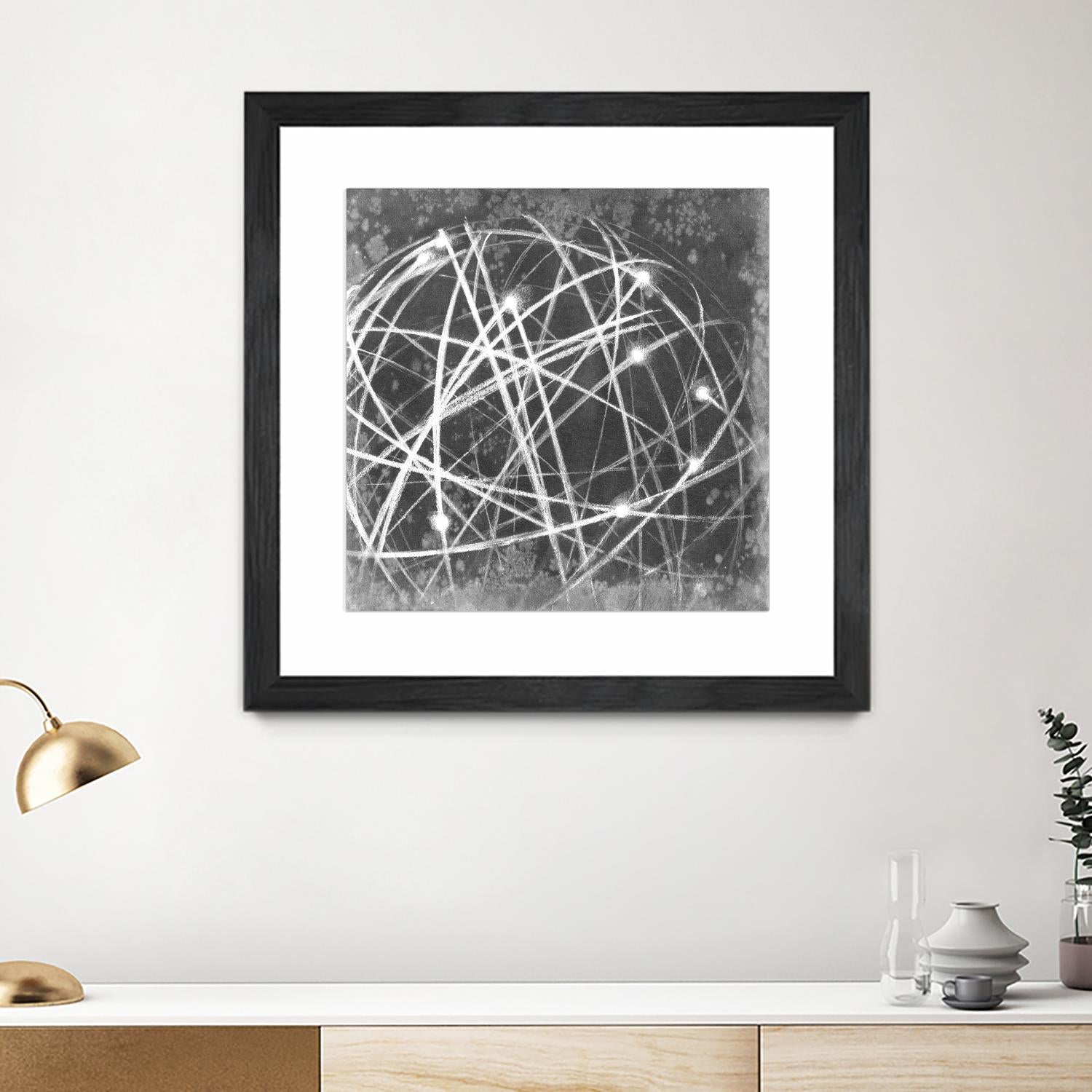 Interstellar I by Ethan Harper on GIANT ART - black abstract