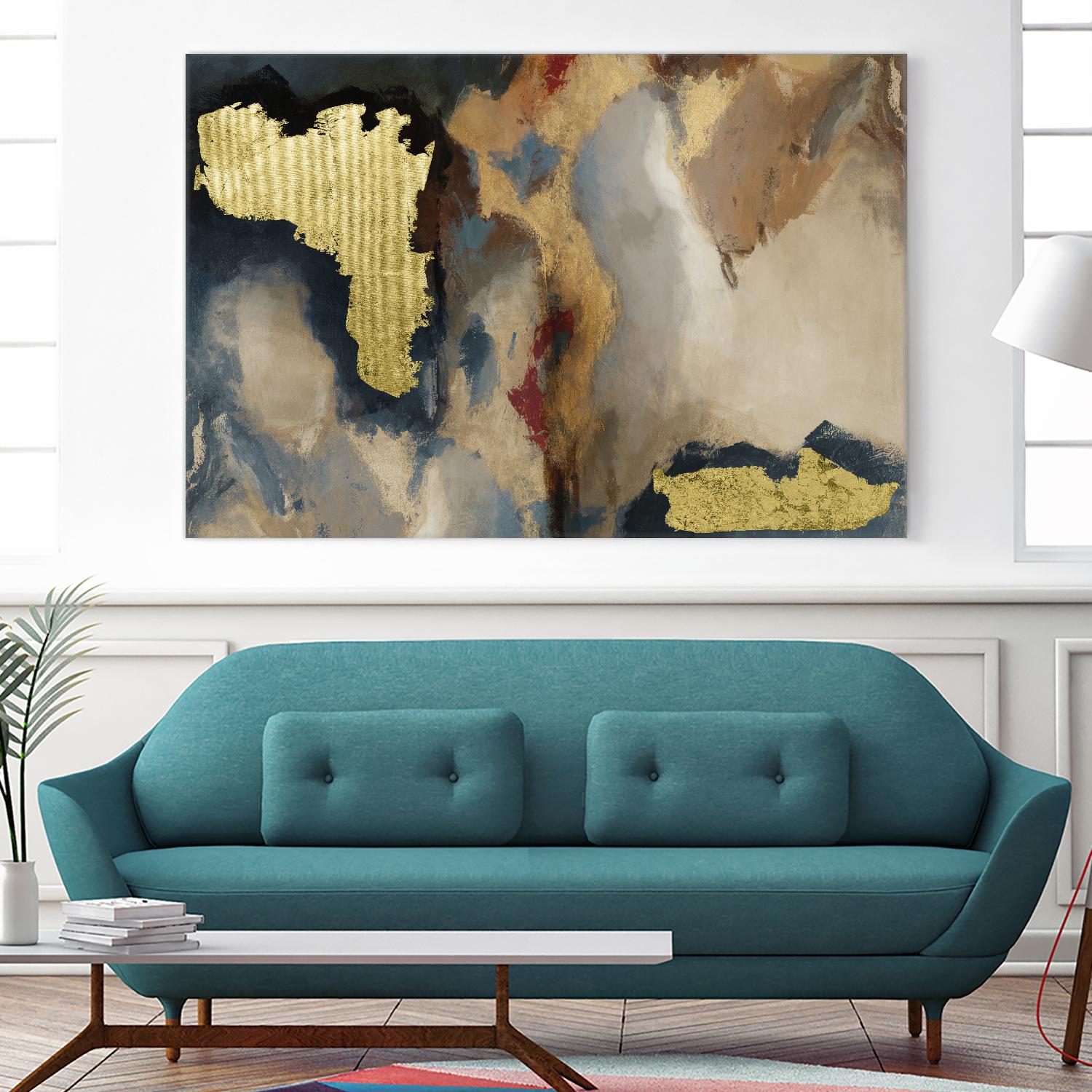 Overture by Sisa Jasper on GIANT ART - gold abstract