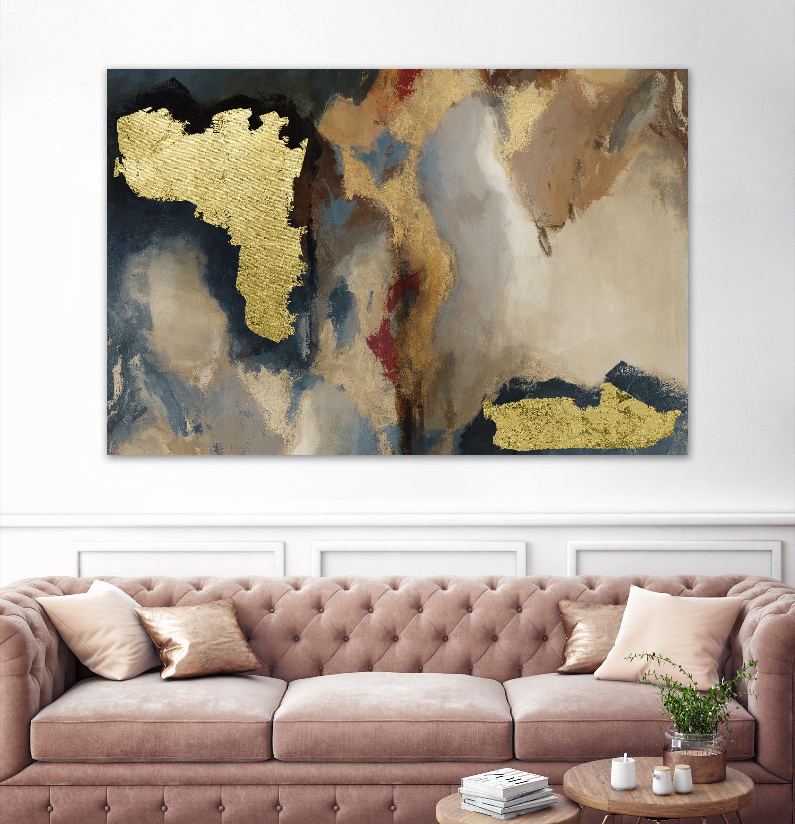 Overture by Sisa Jasper on GIANT ART - gold abstract