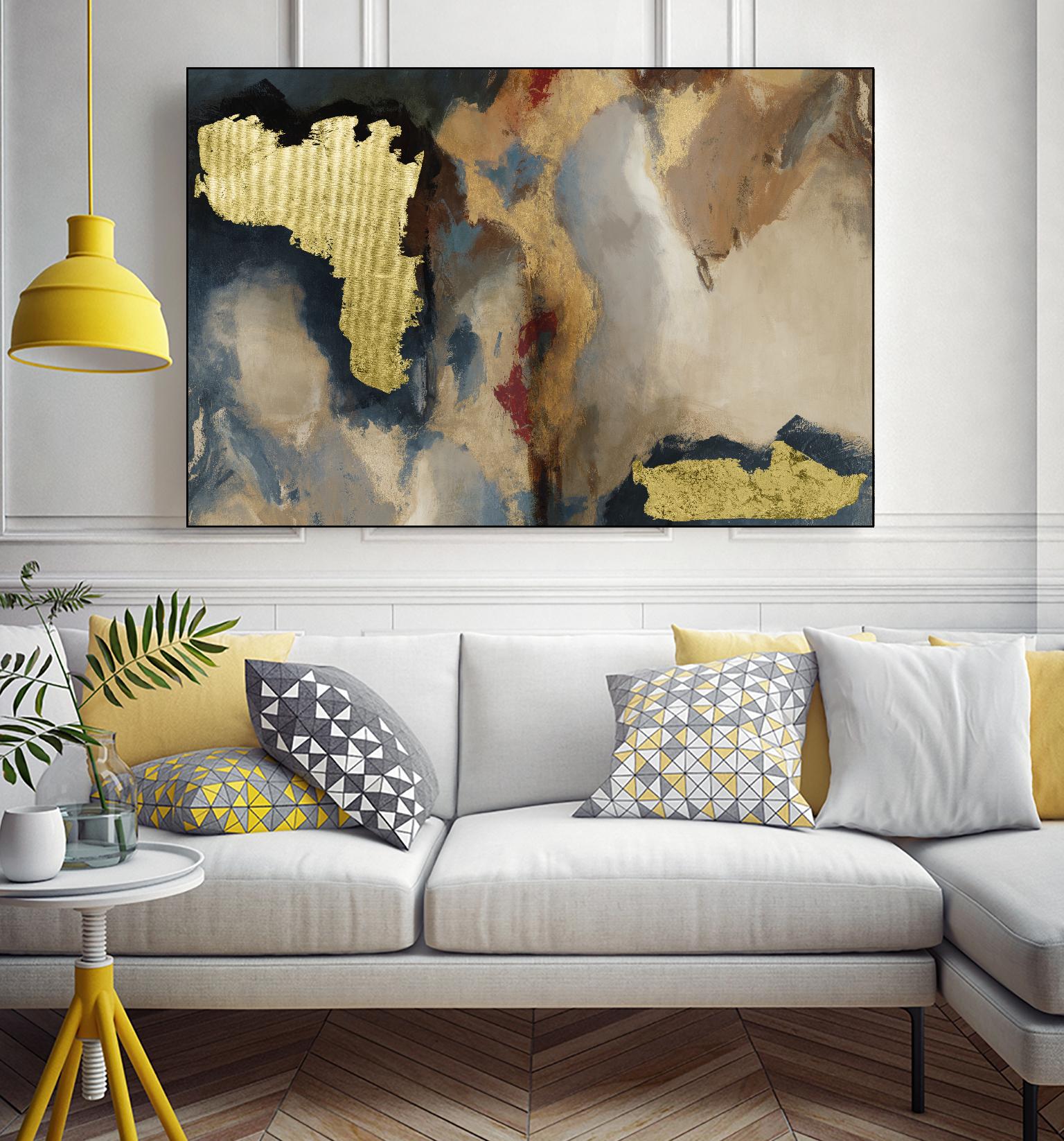 Overture by Sisa Jasper on GIANT ART - gold abstract