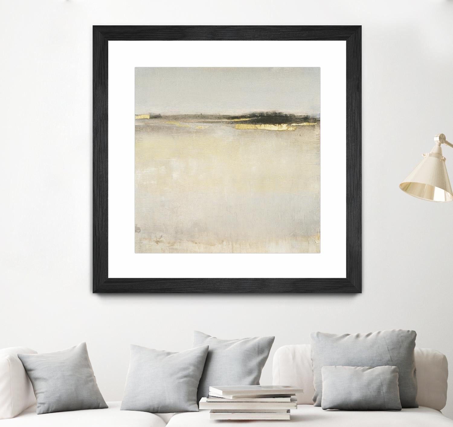 Embellished Subtle Scape I by Tim O'Tool on GIANT ART - gold abstract