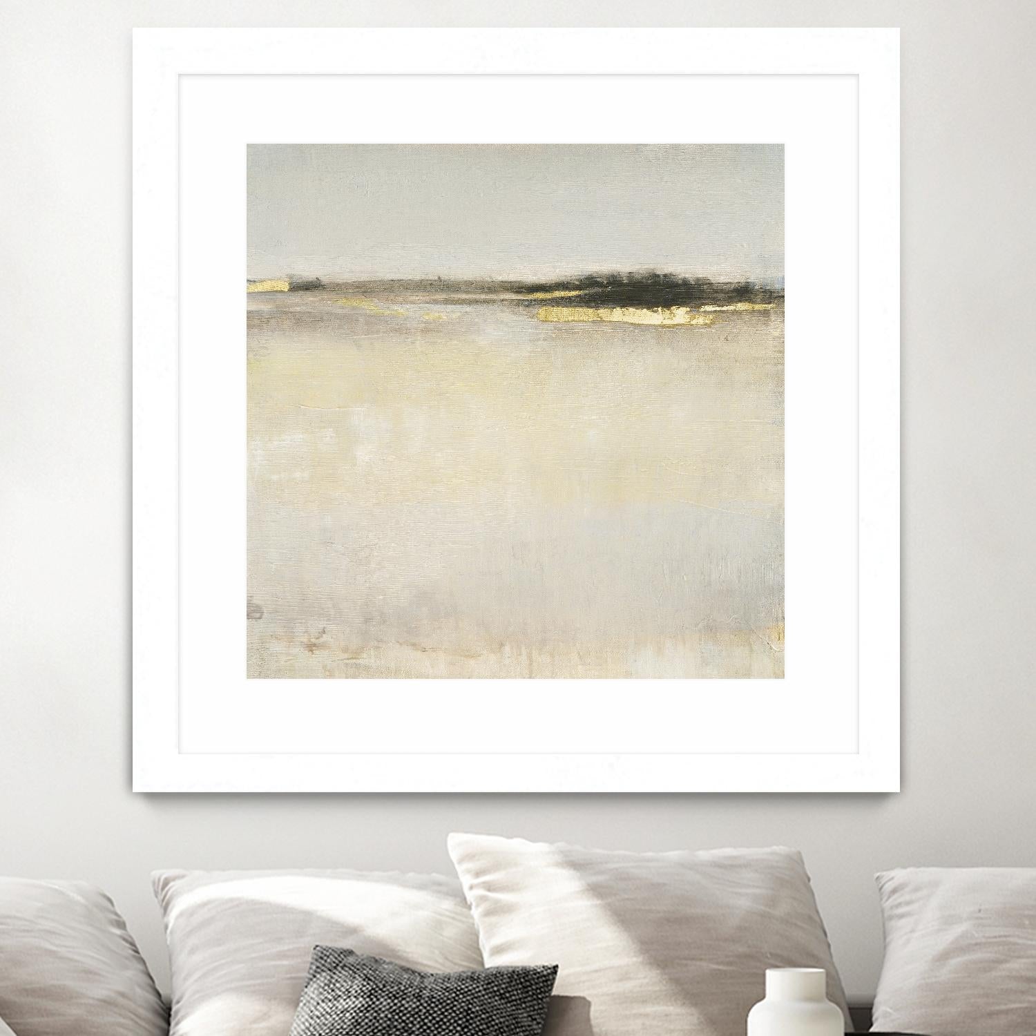 Embellished Subtle Scape I by Tim O'Tool on GIANT ART - gold abstract