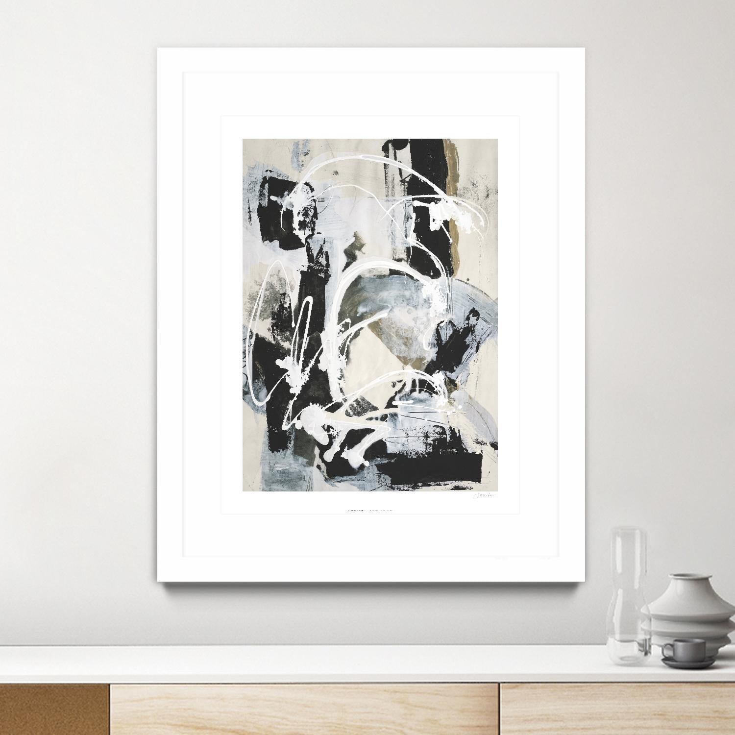 Nature's Winterland I by Joyce Combs on GIANT ART - white abstract abstract