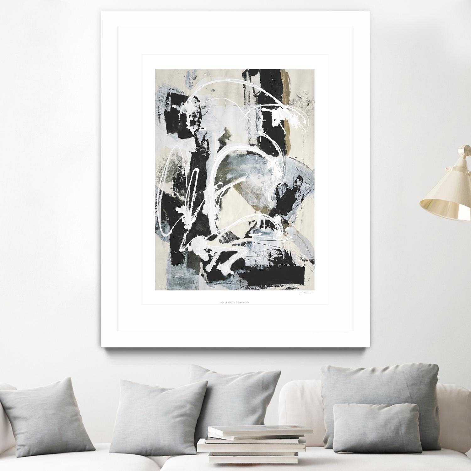 Nature's Winterland I by Joyce Combs on GIANT ART - white abstract abstract