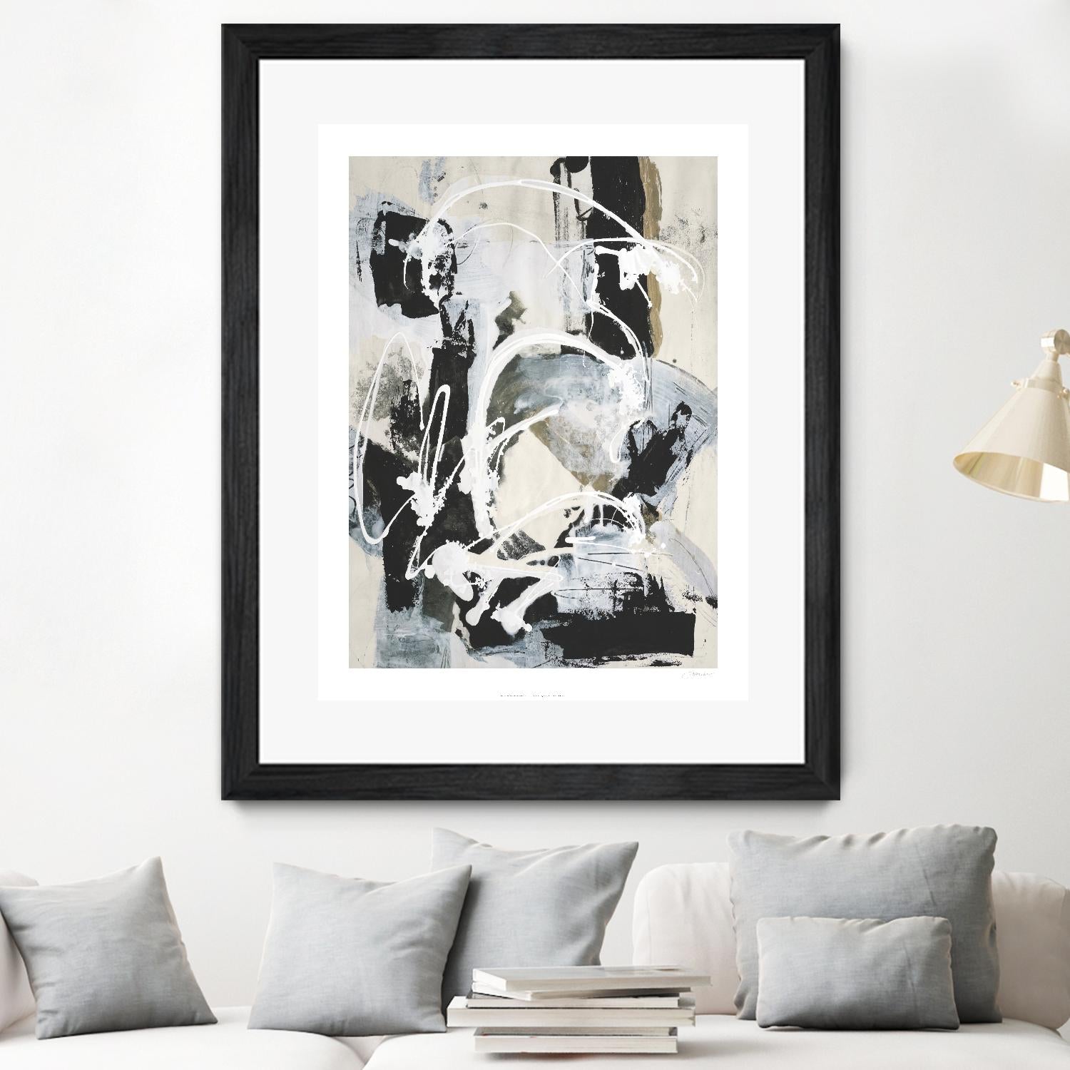 Nature's Winterland I by Joyce Combs on GIANT ART - white abstract abstract