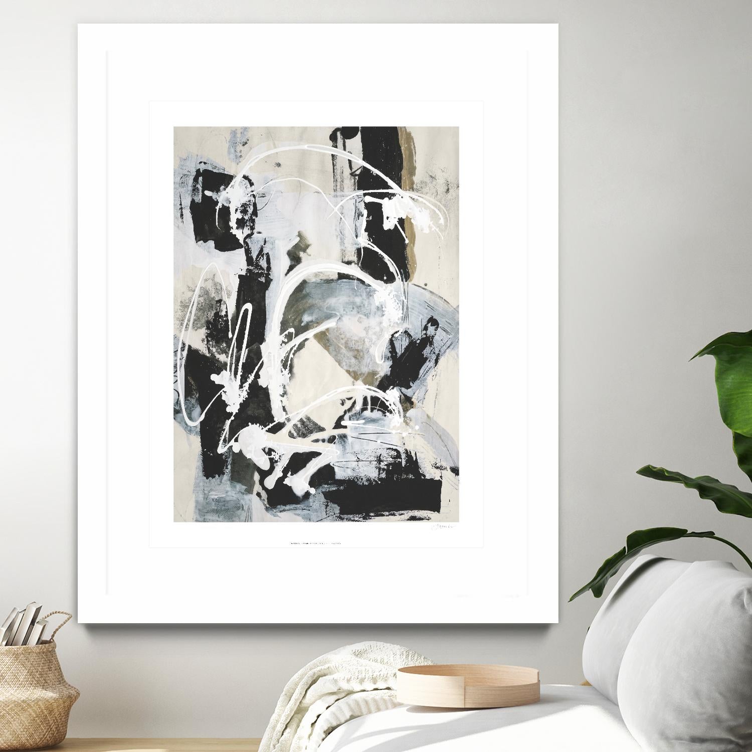 Nature's Winterland I by Joyce Combs on GIANT ART - white abstract abstract
