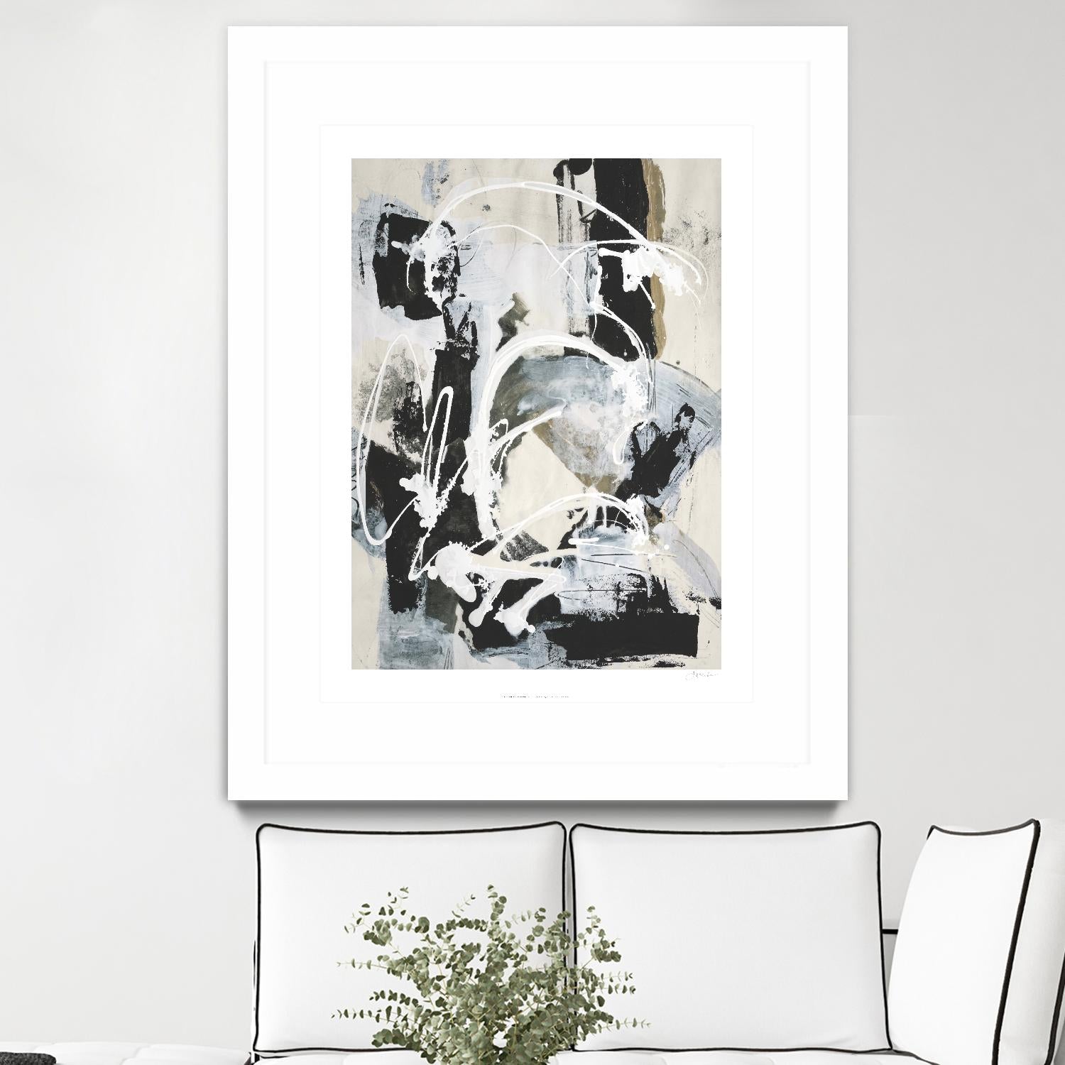 Nature's Winterland I by Joyce Combs on GIANT ART - white abstract abstract