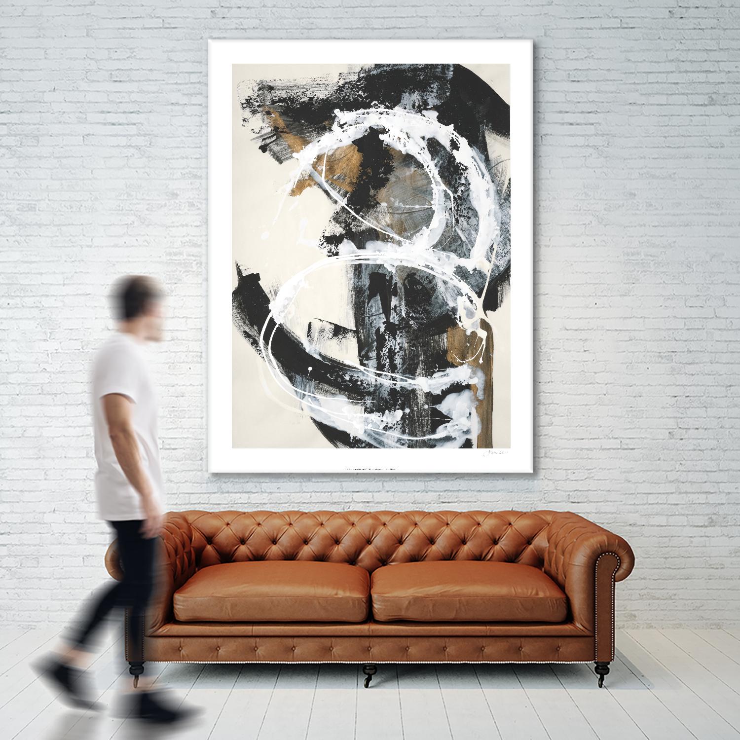 Nature's Winterland II by Joyce Combs on GIANT ART - white abstract abstract