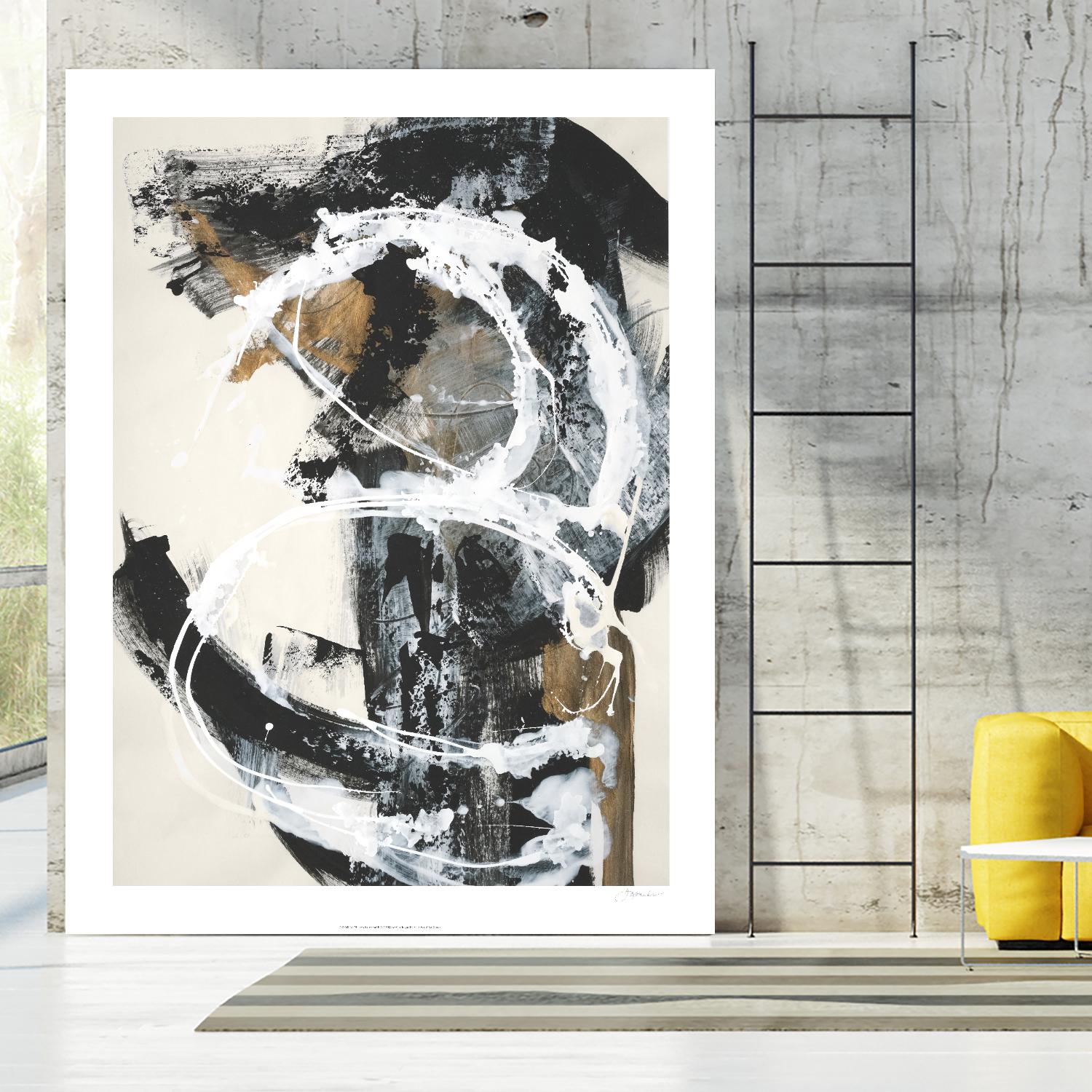 Nature's Winterland II by Joyce Combs on GIANT ART - white abstract abstract