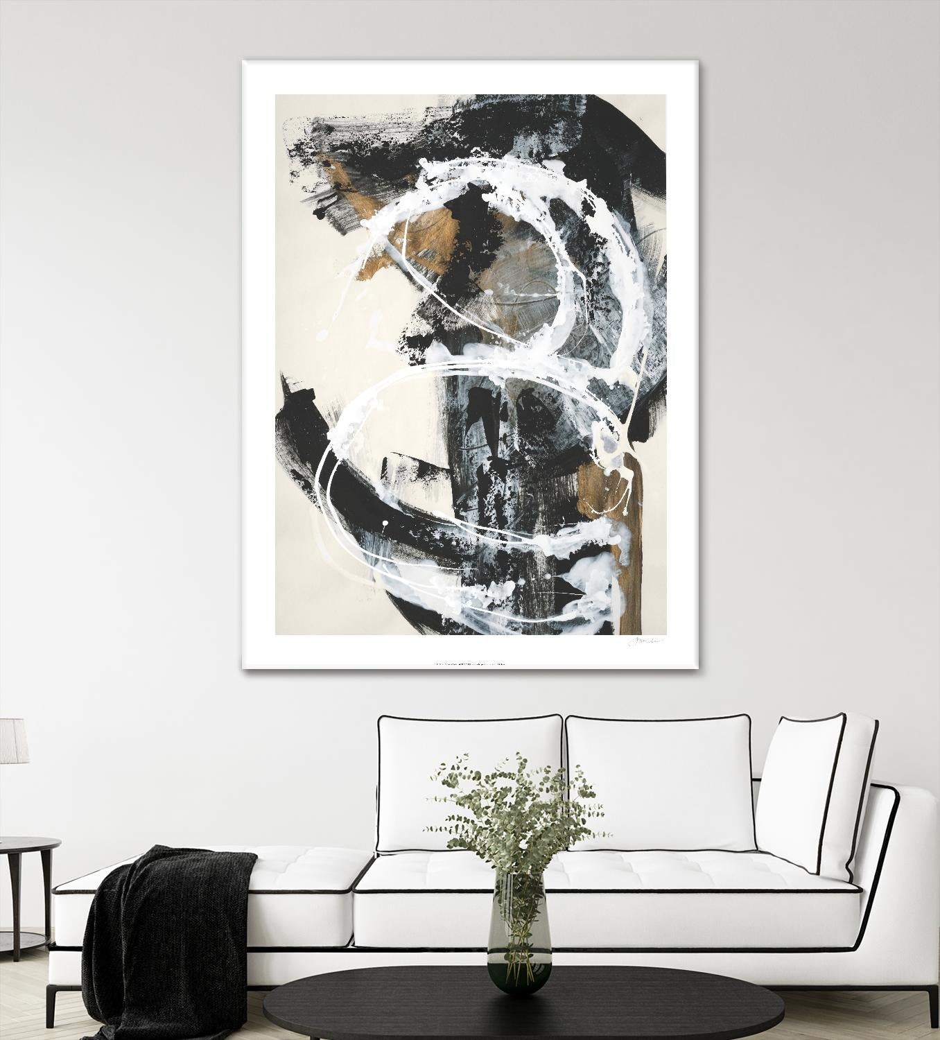 Nature's Winterland II by Joyce Combs on GIANT ART - white abstract abstract