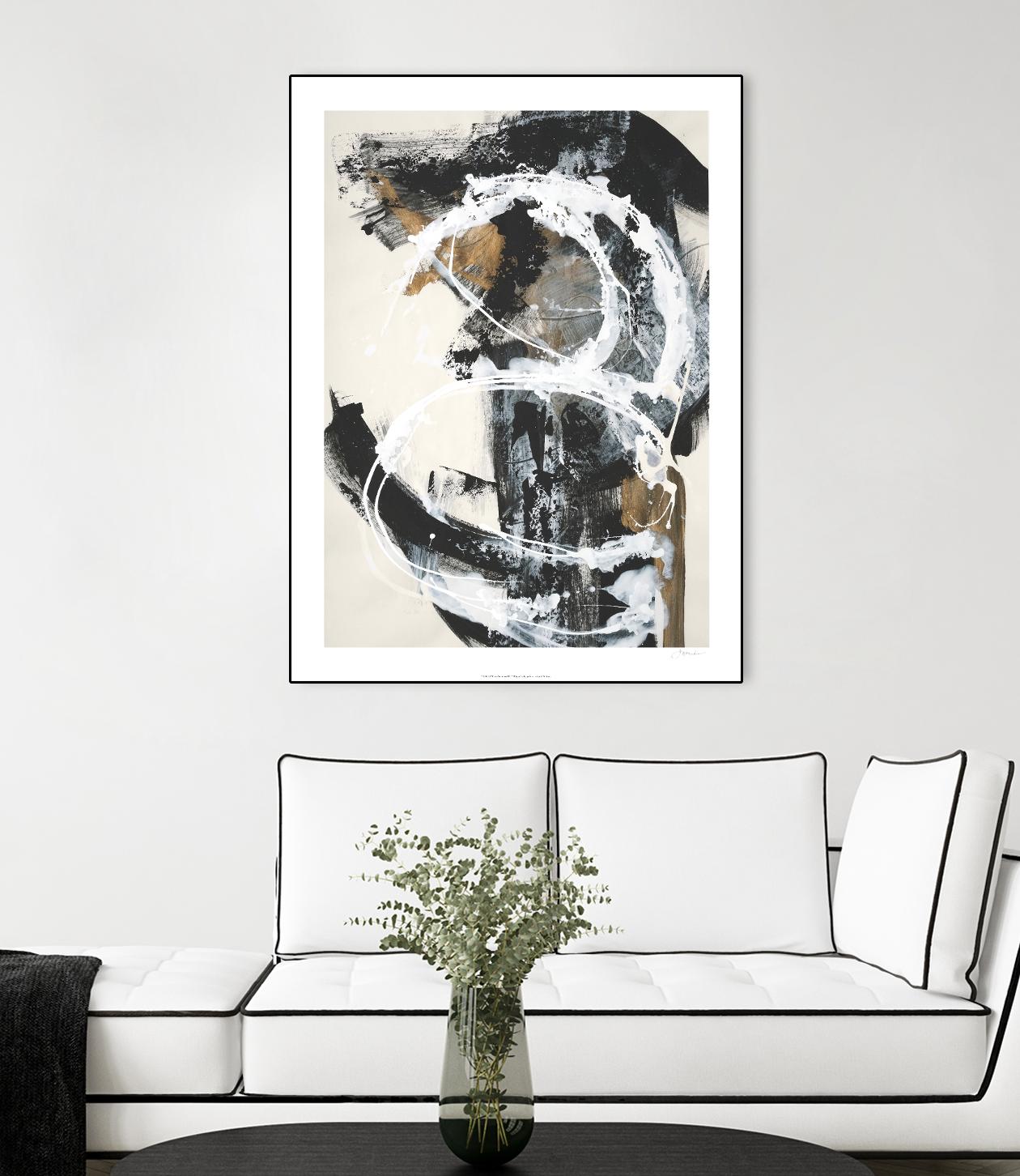 Nature's Winterland II by Joyce Combs on GIANT ART - white abstract abstract