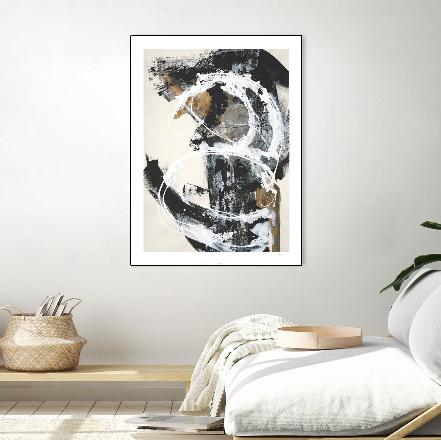 Nature's Winterland II by Joyce Combs on GIANT ART - white abstract abstract