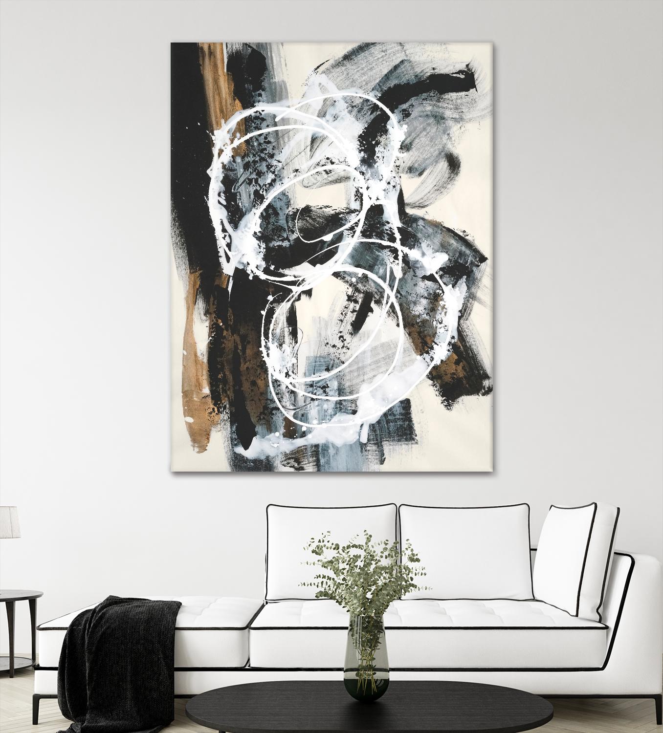 Nature's Winterland III by Joyce Combs on GIANT ART - white abstract abstract