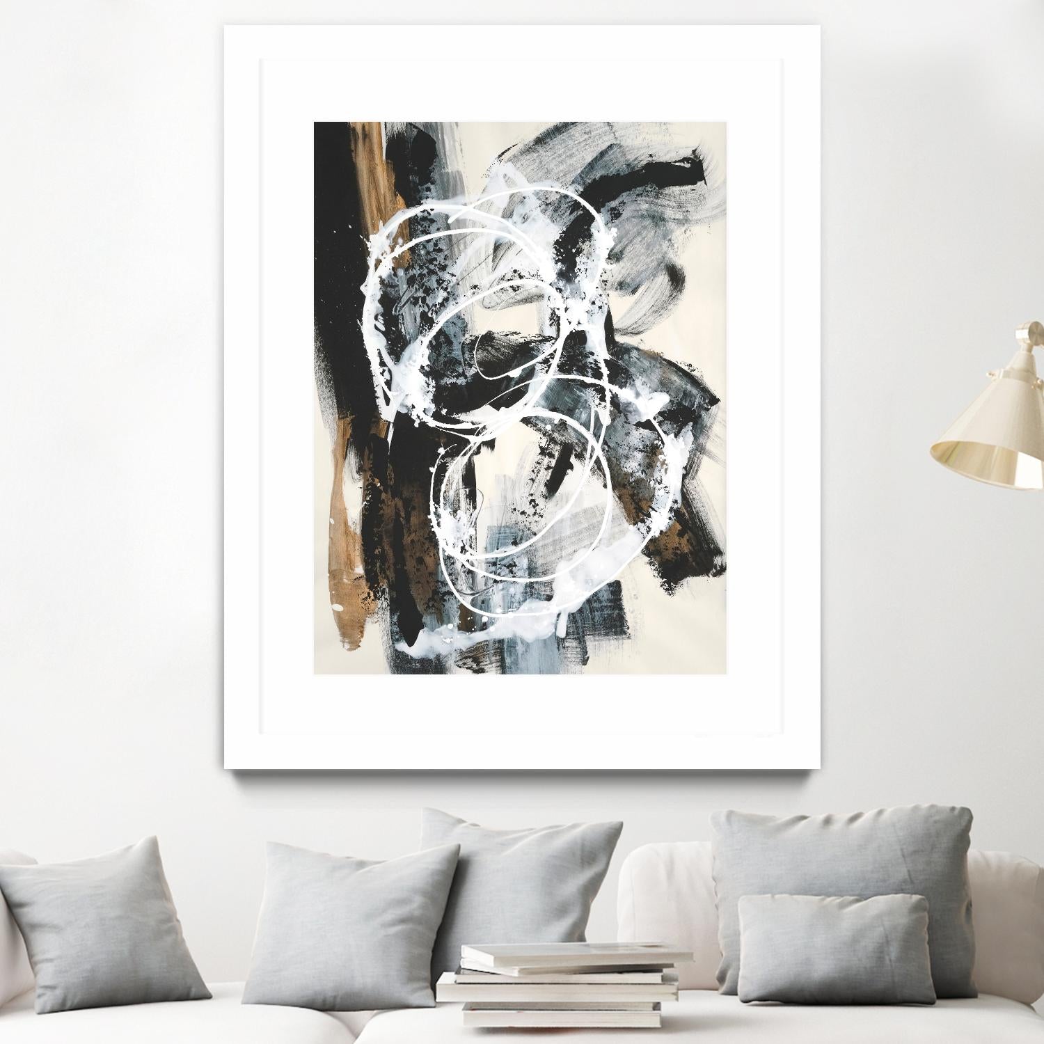 Nature's Winterland III by Joyce Combs on GIANT ART - white abstract abstract