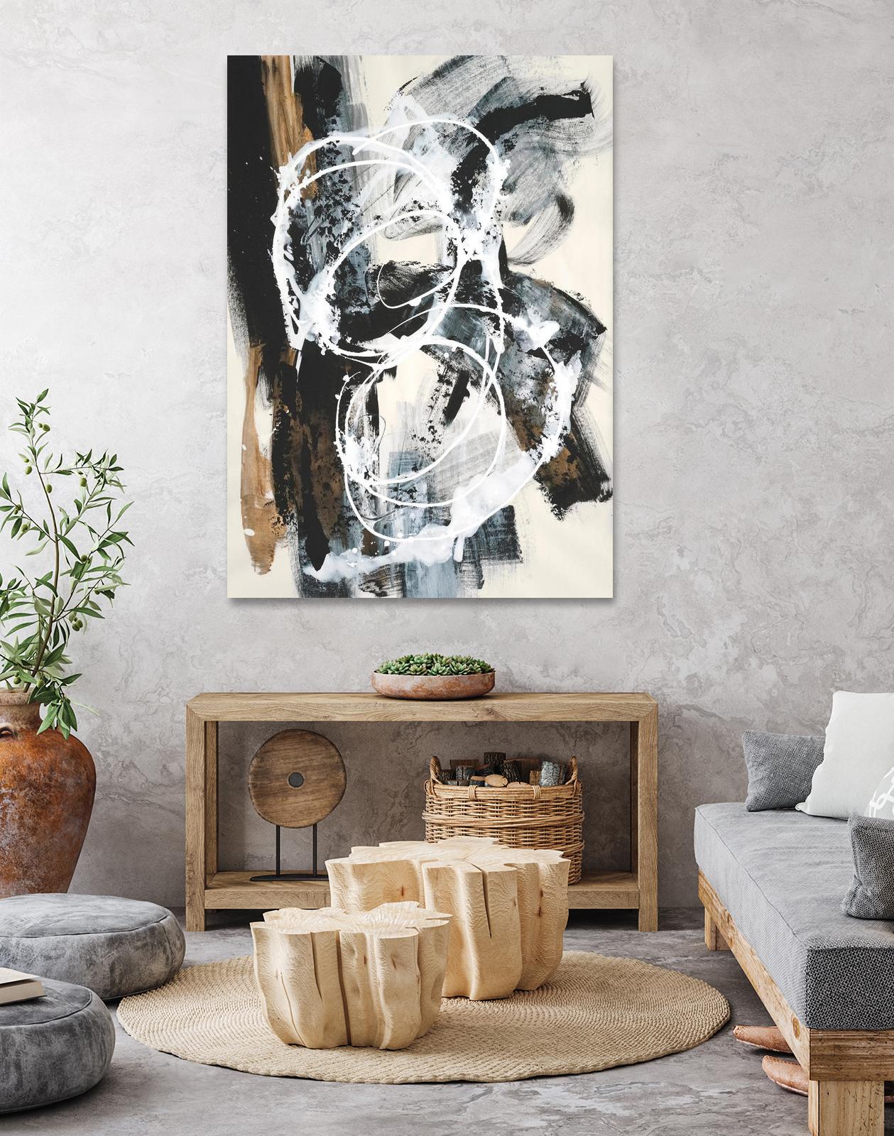 Nature's Winterland III by Joyce Combs on GIANT ART - white abstract abstract