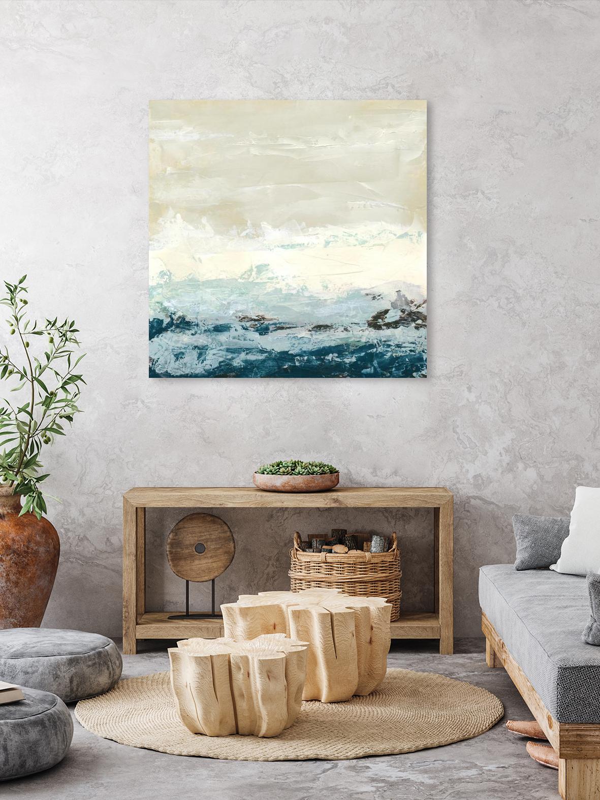 Coastal Currents I by June Erica Vess on GIANT ART - blue abstract
