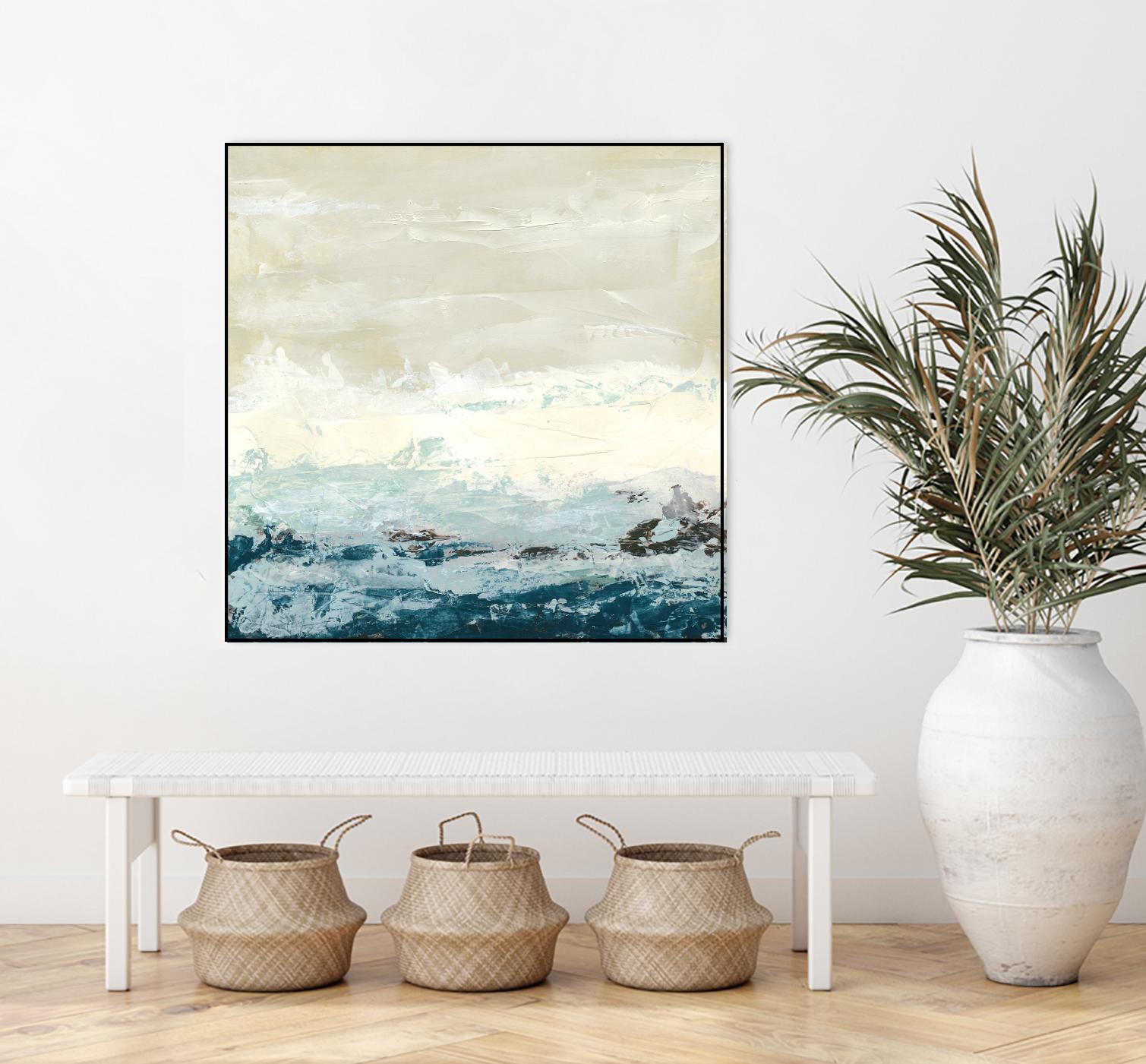 Coastal Currents I by June Erica Vess on GIANT ART - blue abstract