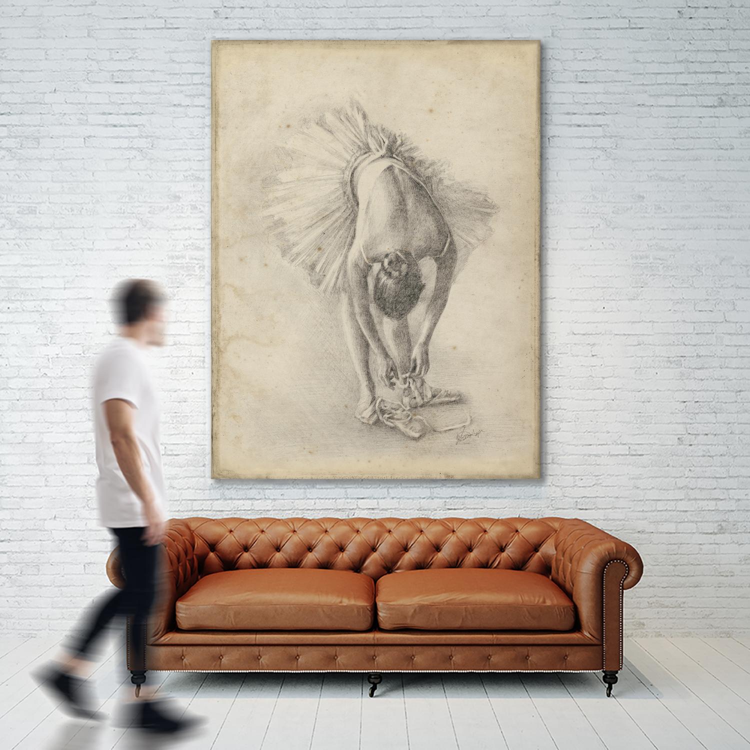 Antique Ballerina Study I by Ethan Harper on GIANT ART - fashion