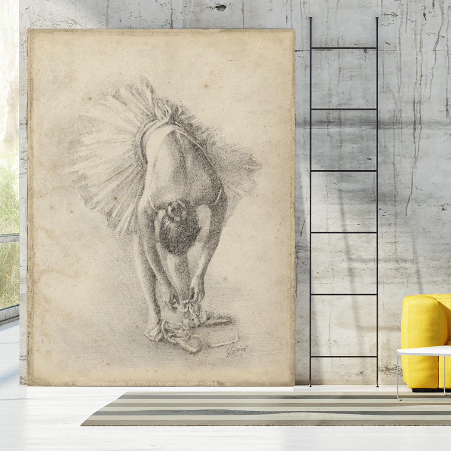 Antique Ballerina Study I by Ethan Harper on GIANT ART - fashion